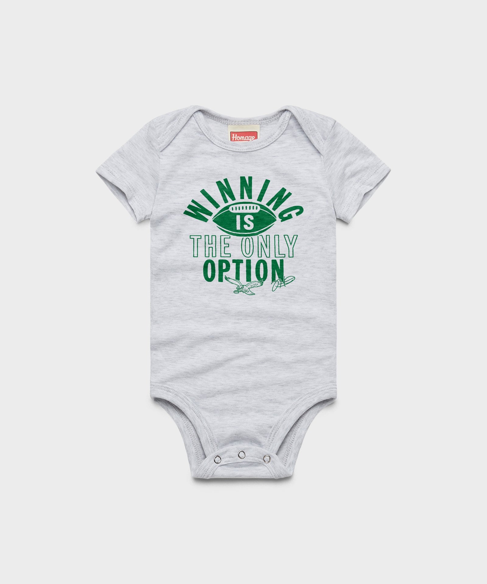 Philadelphia Eagles Jalen Hurts Winning Is The Only Option Baby One Piece