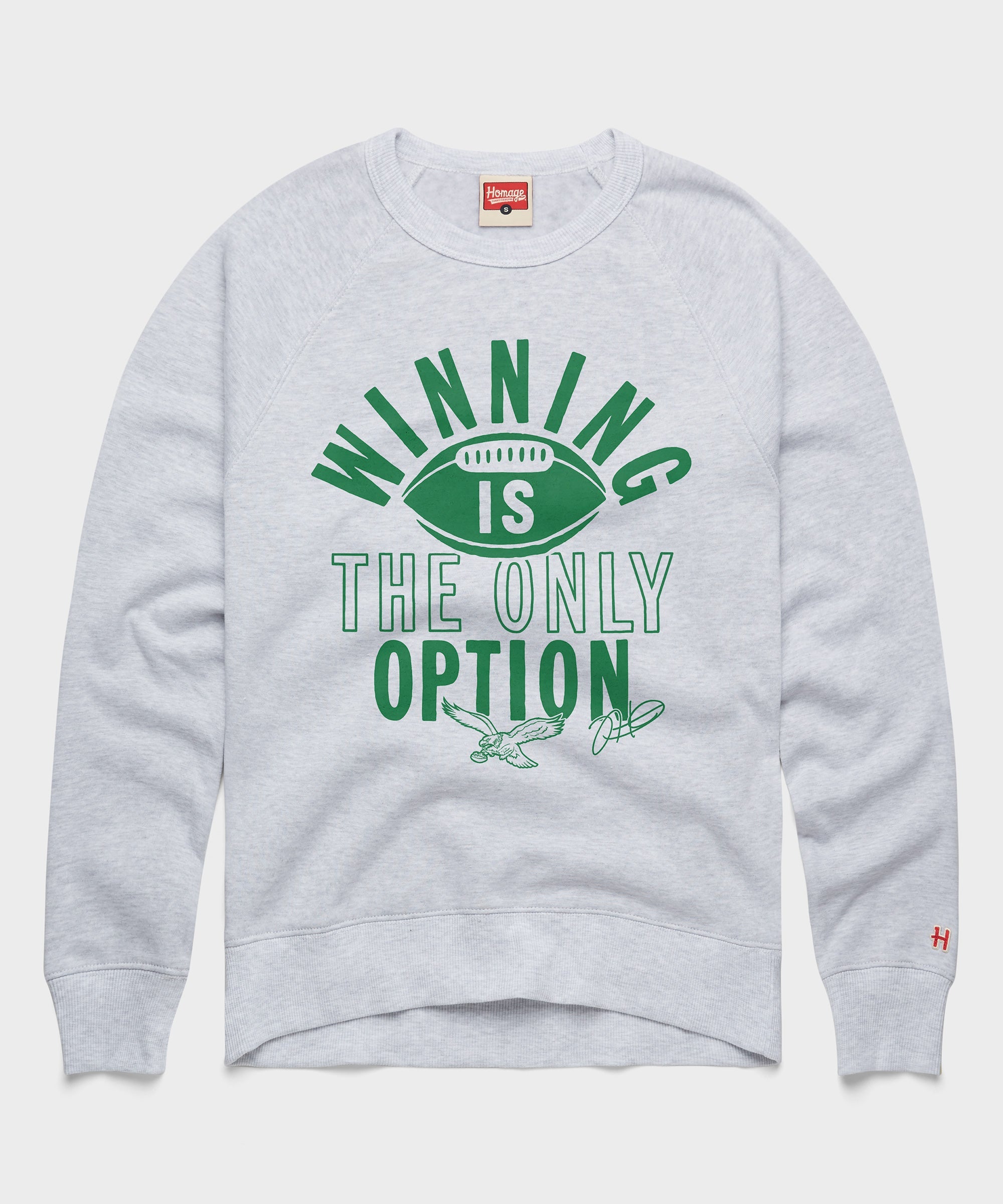 Philadelphia Eagles Jalen Hurts Winning Is The Only Option Crewneck