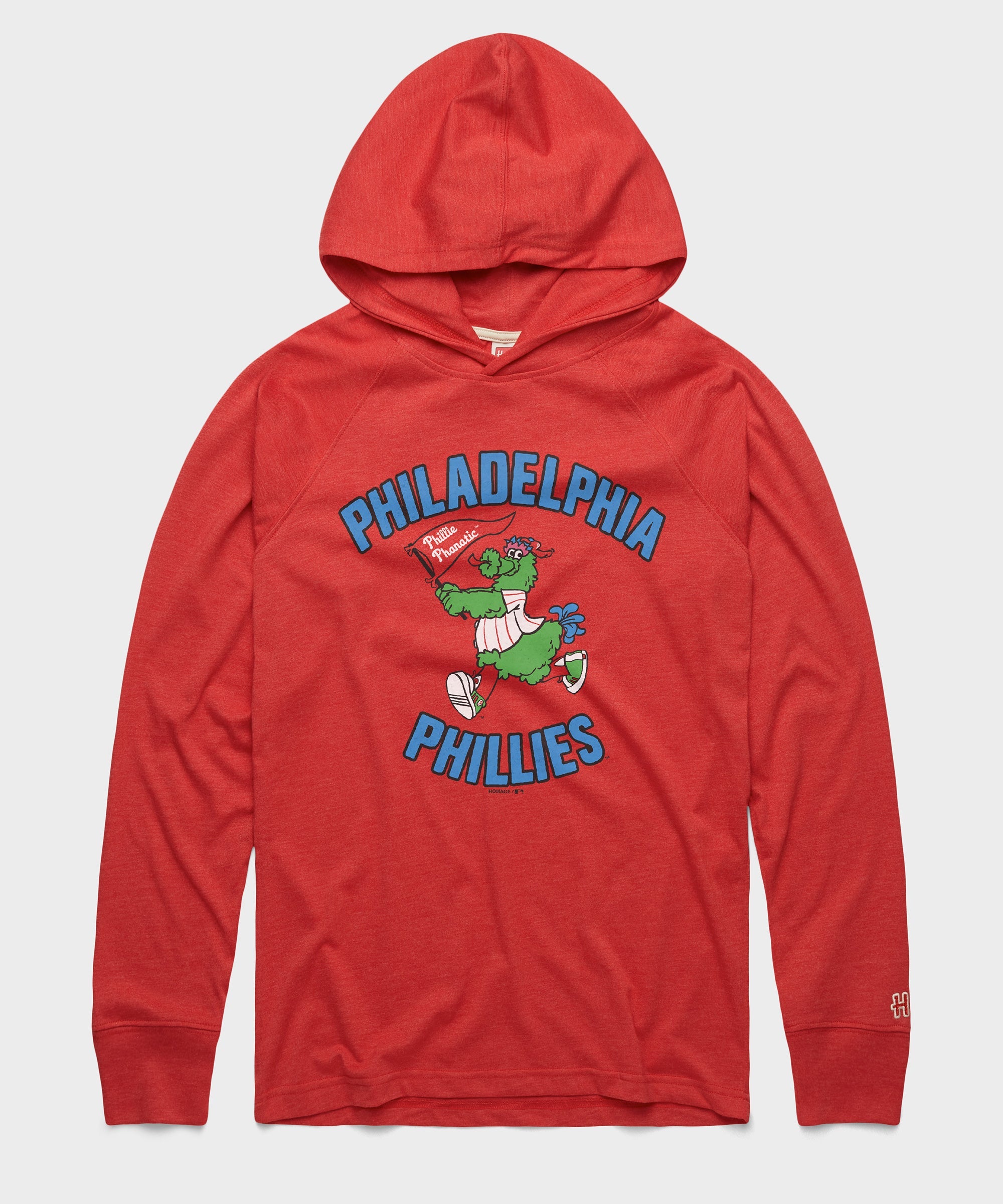 Philadelphia Phillies Phanatic Lightweight Hoodie Red