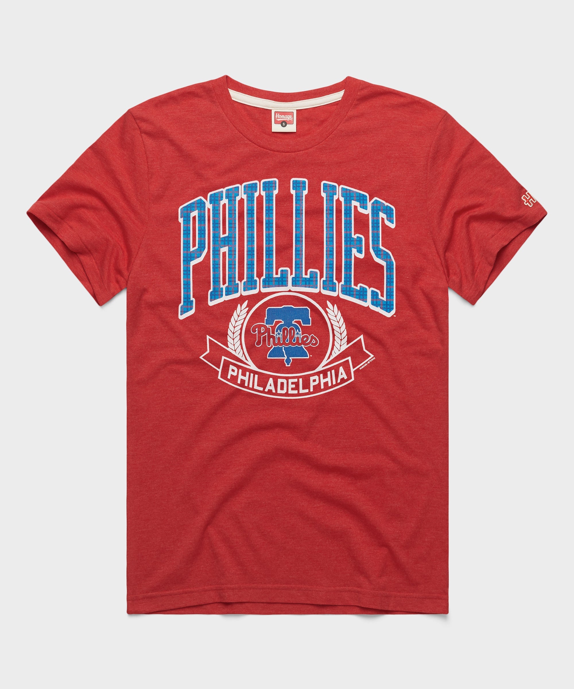 Philadelphia Phillies Plaid Red