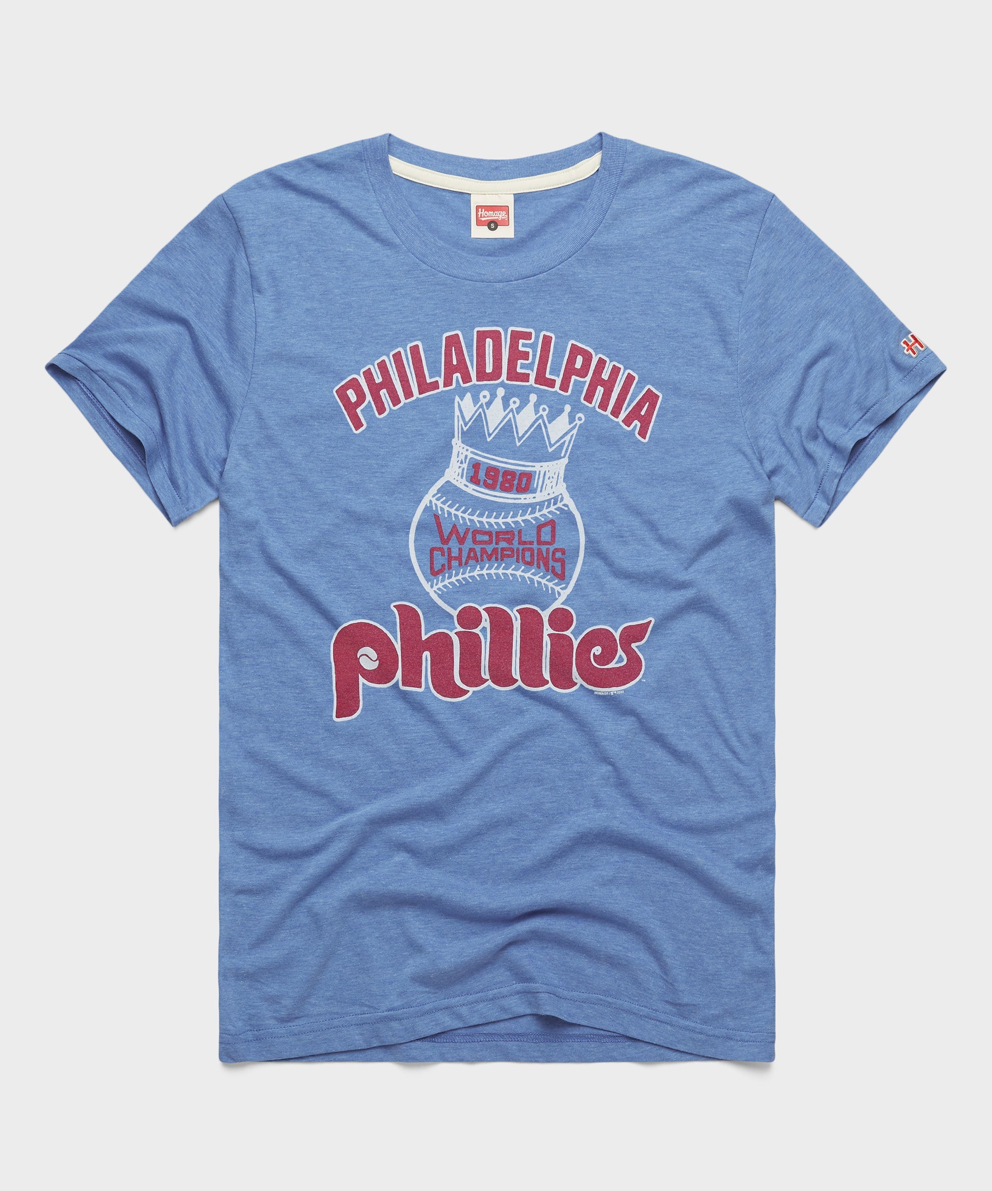 Philadelphia Phillies World Champions 1980 Light Blue