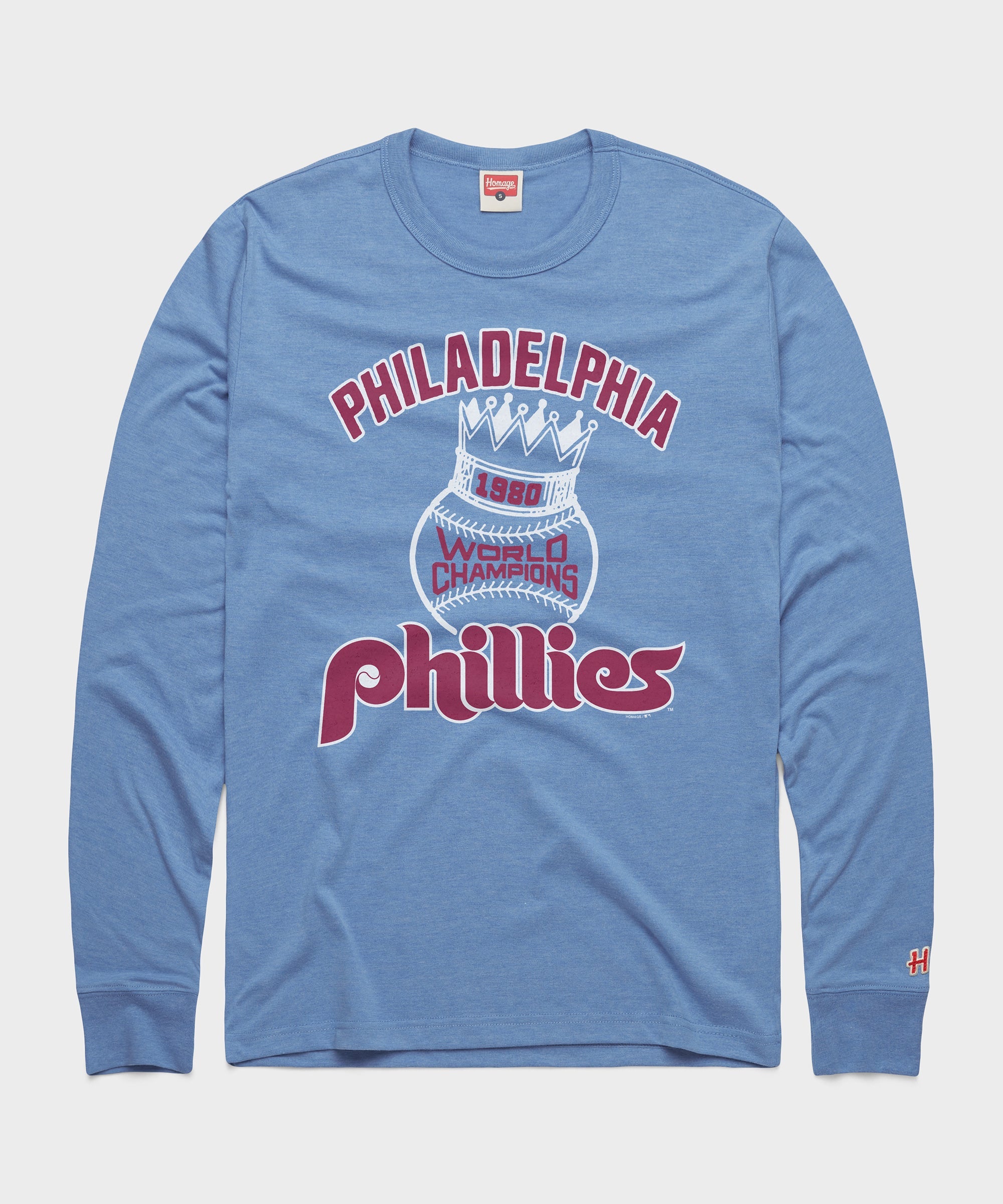 Philadelphia Phillies World Champions 1980 Long Sleeve Tee