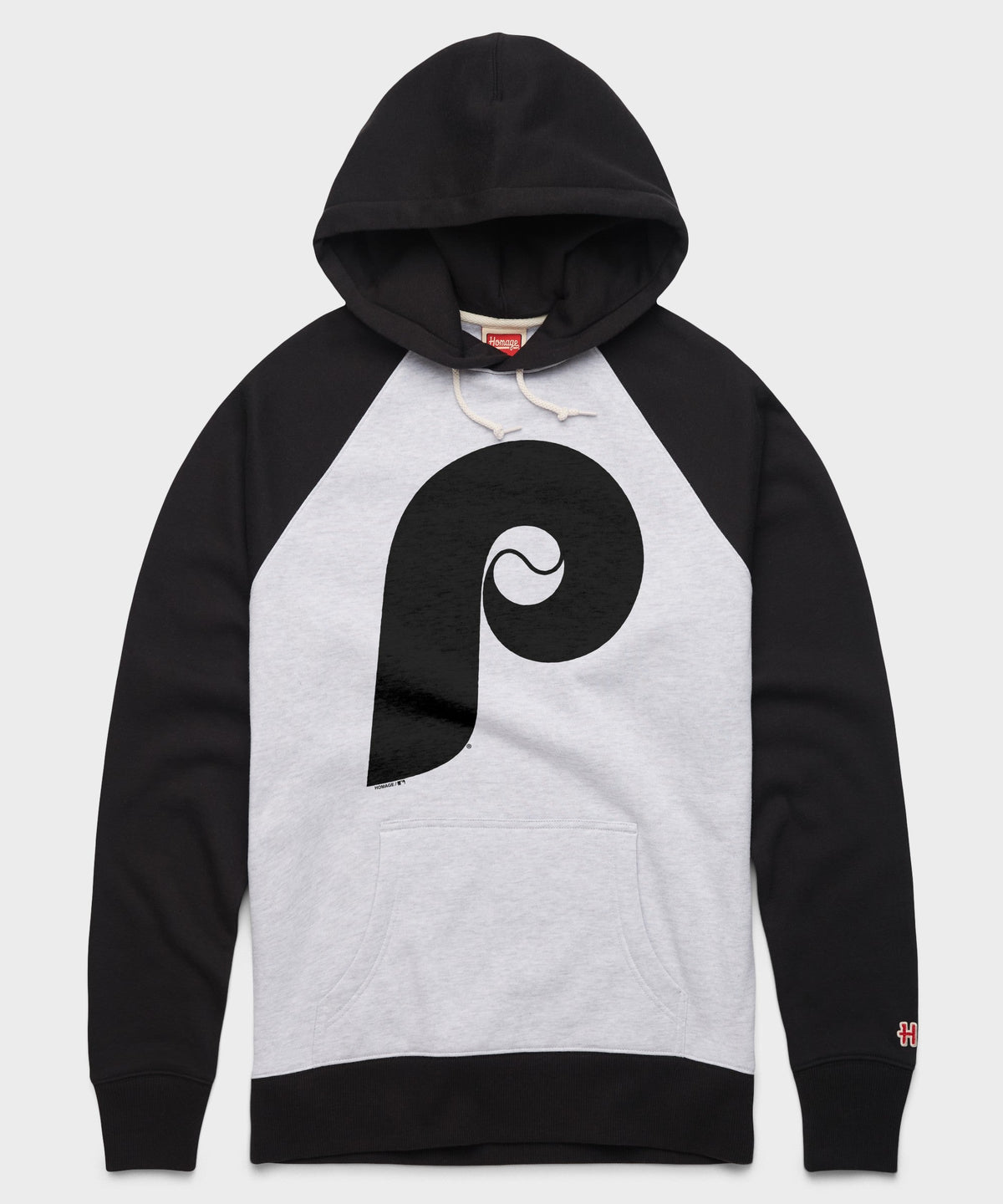 Philadelphia Phillies '82 Blackout Colorblock Hoodie