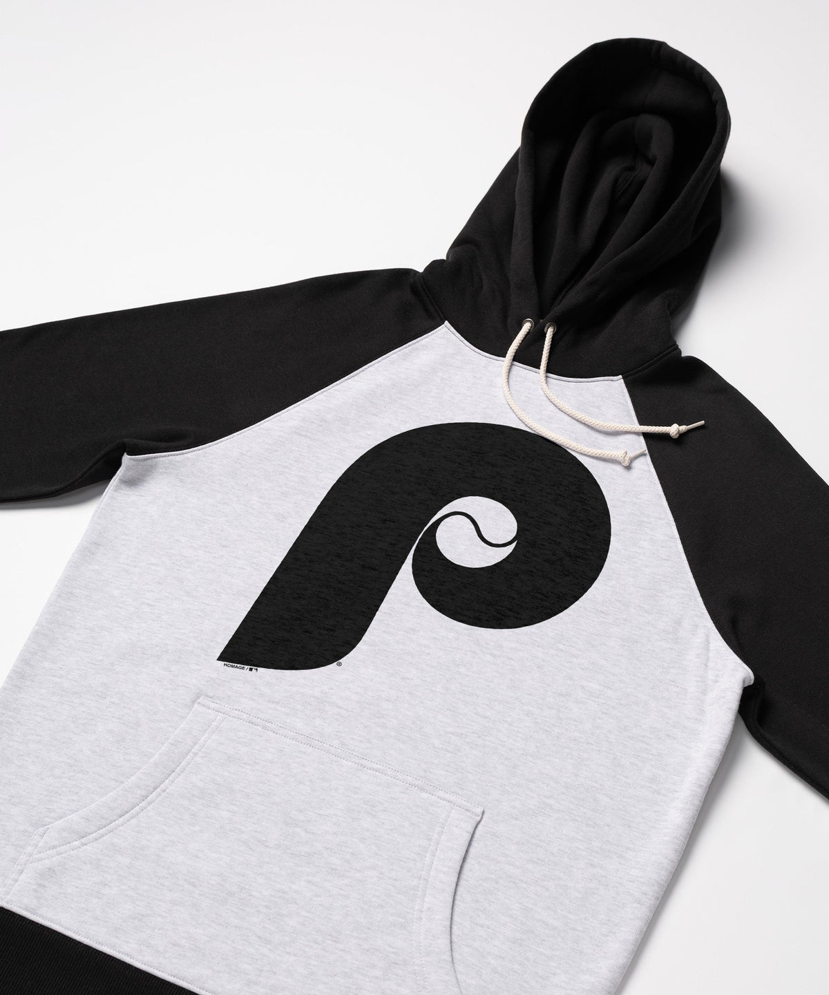 Philadelphia Phillies '82 Blackout Colorblock Hoodie