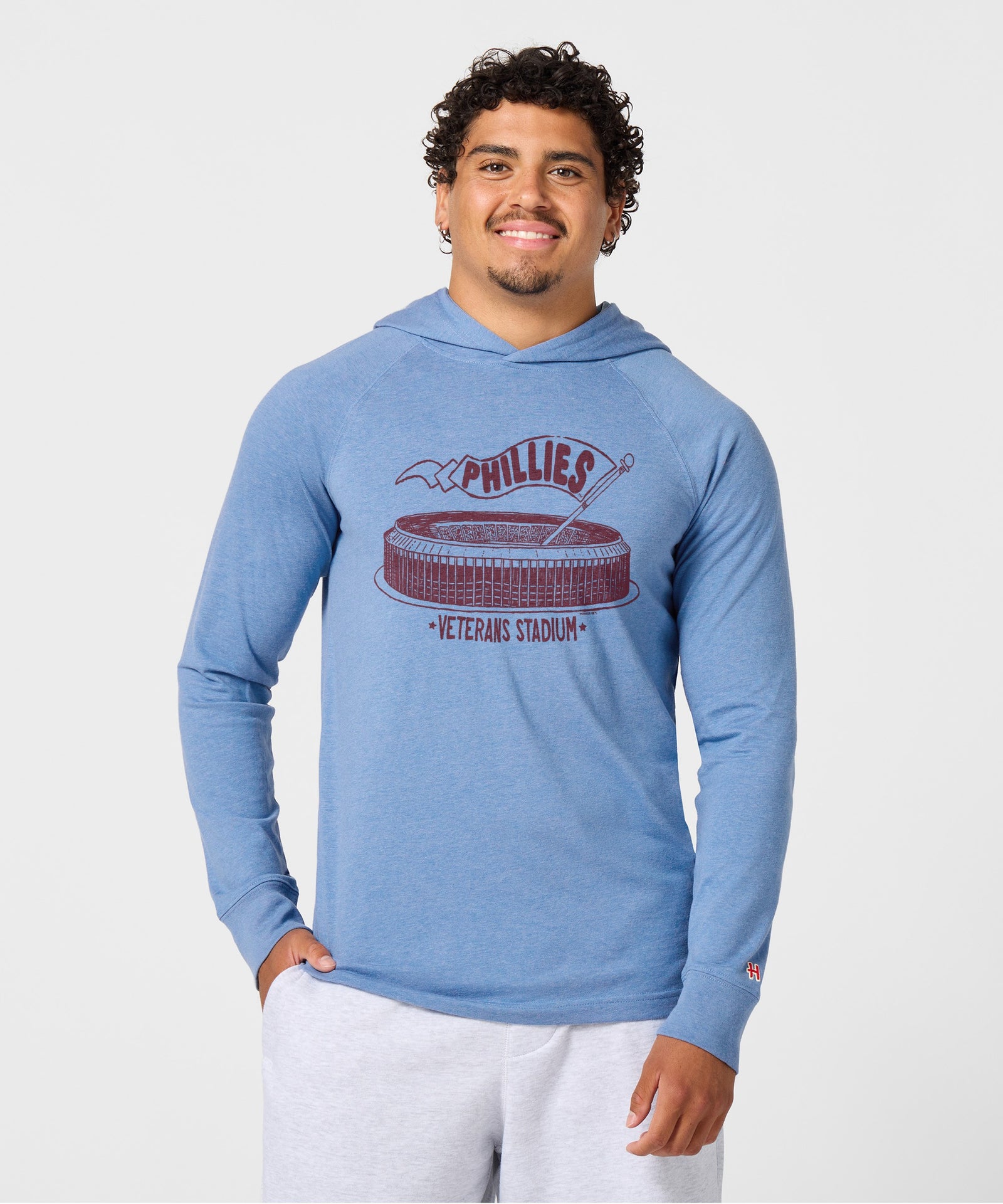 Phillies Veterans Stadium Lightweight Hoodie