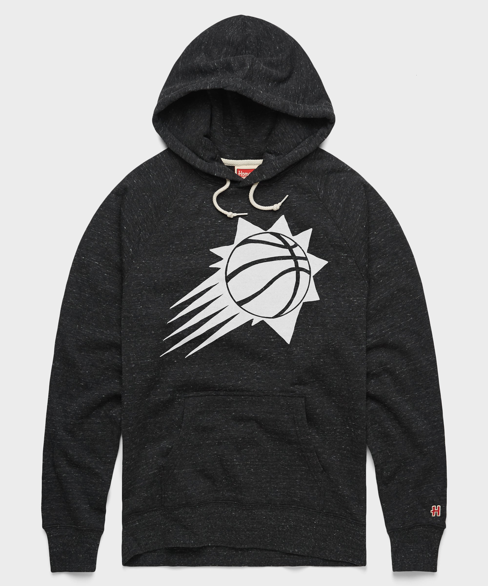Phoenix Suns Blacktop Logo Hoodie Charcoal