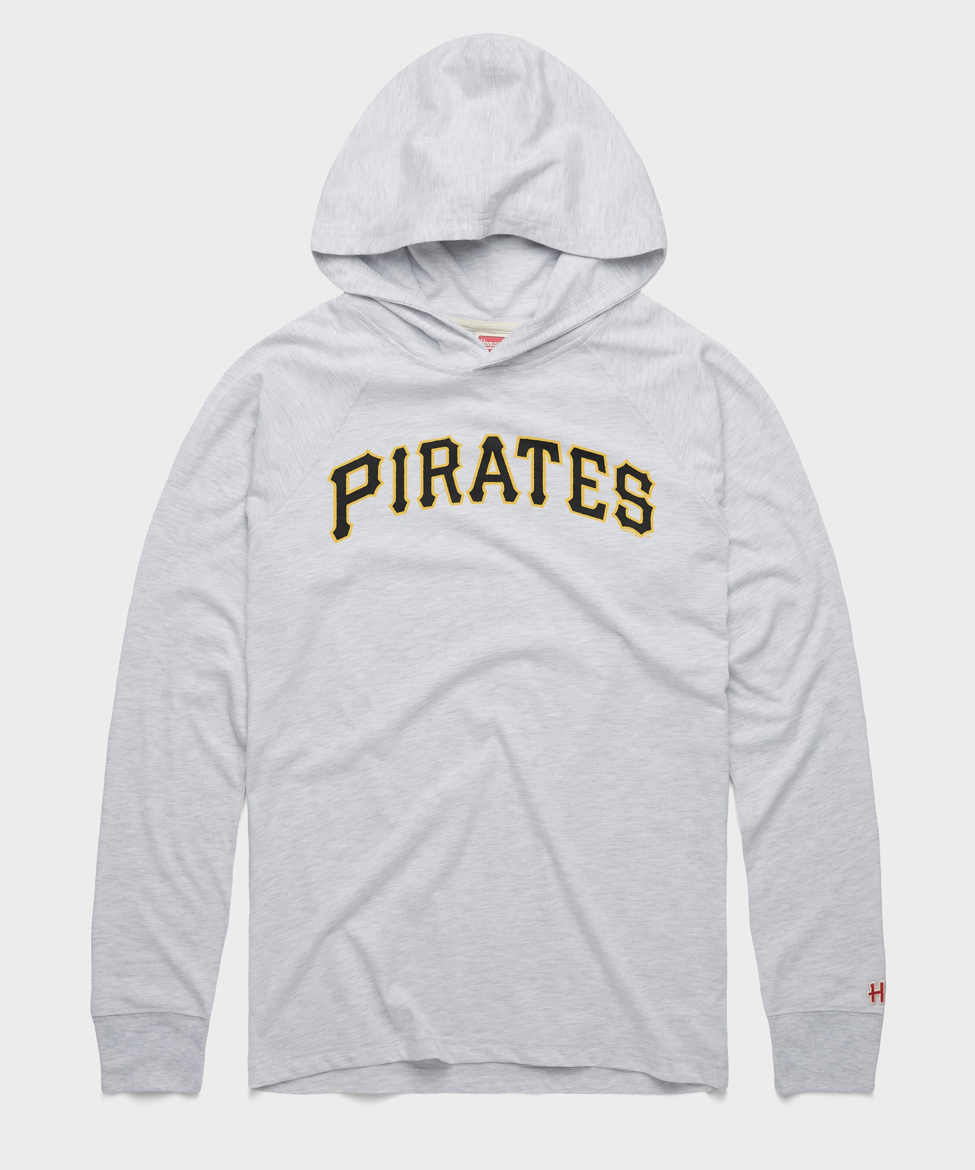 Pittsburgh Pirates Jersey Logo '01 Lightweight Hoodie Ash