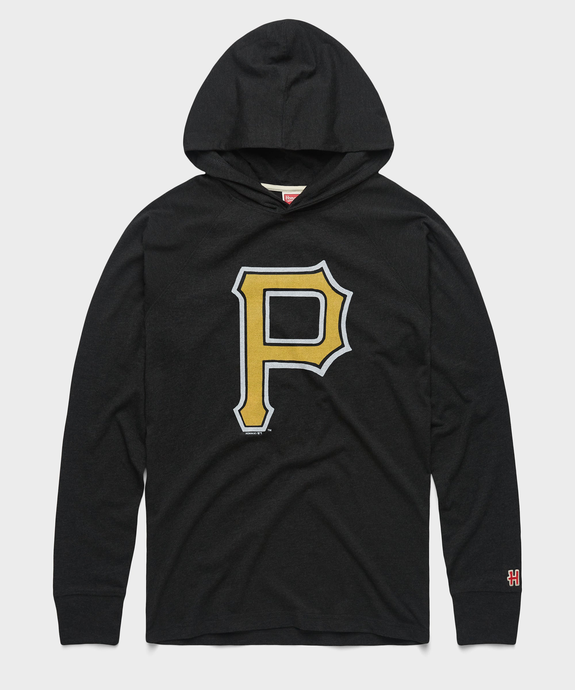 Pittsburgh Pirates '14 Lightweight Hoodie Charcoal