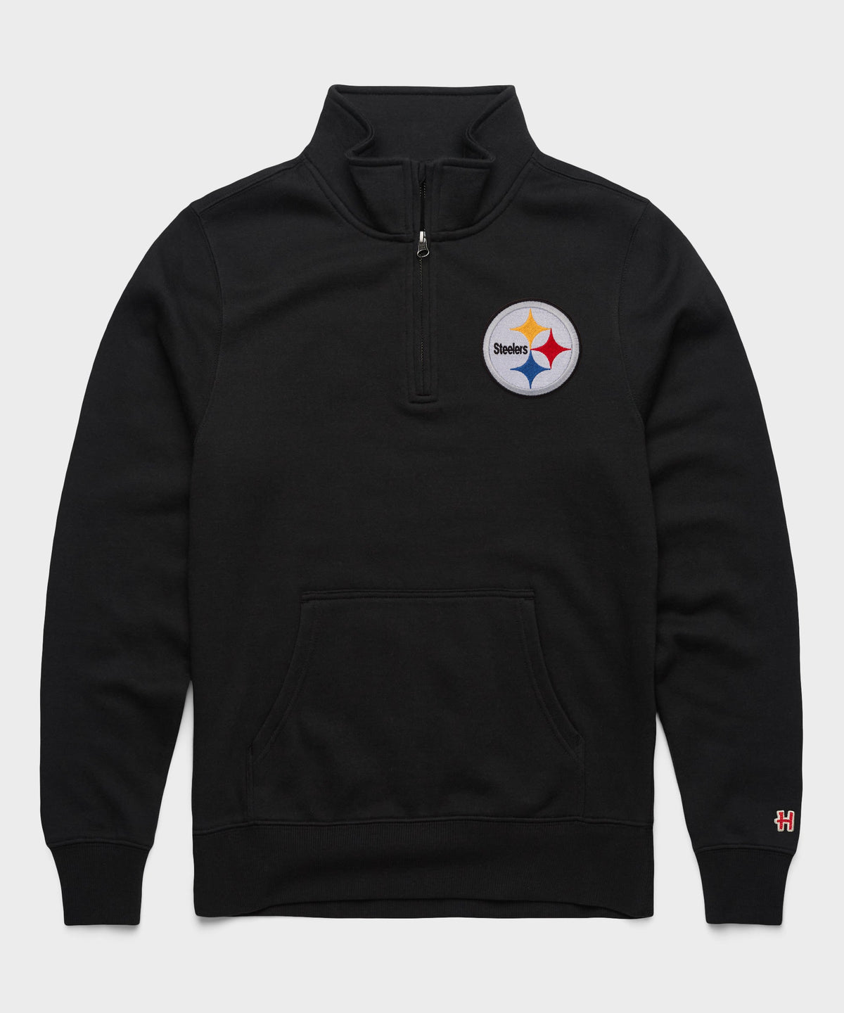Pittsburgh Steelers '02 Applique Quarter Zip Pullover
