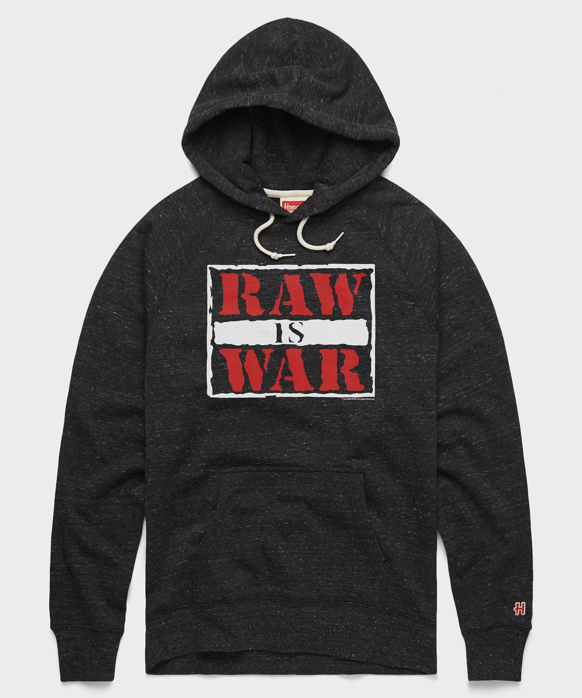 Raw Is War Hoodie Charcoal