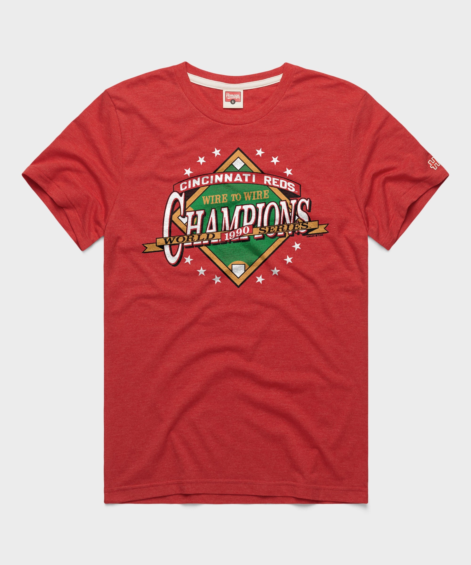 Reds 1990 World Series Champs | Retro Cincinnati Reds T-Shirt – HOMAGE