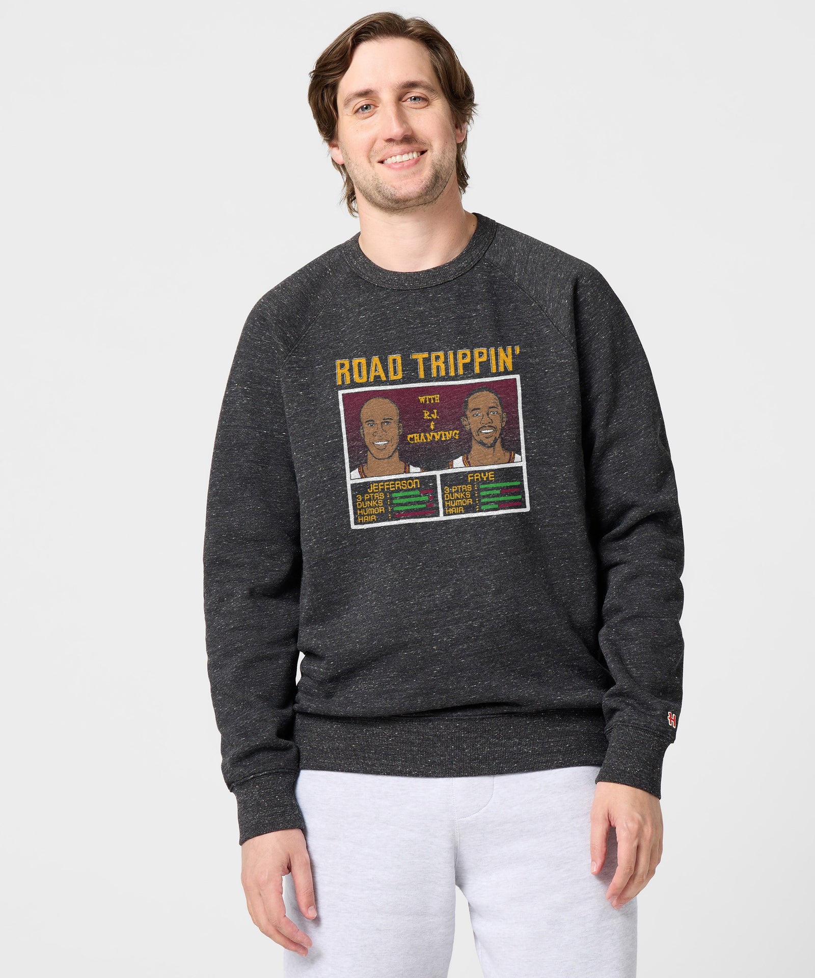 Road Trippin' Jam Jefferson And Frye Crewneck