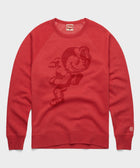 Running Brutus The Buckeye All Scarlet Crewneck