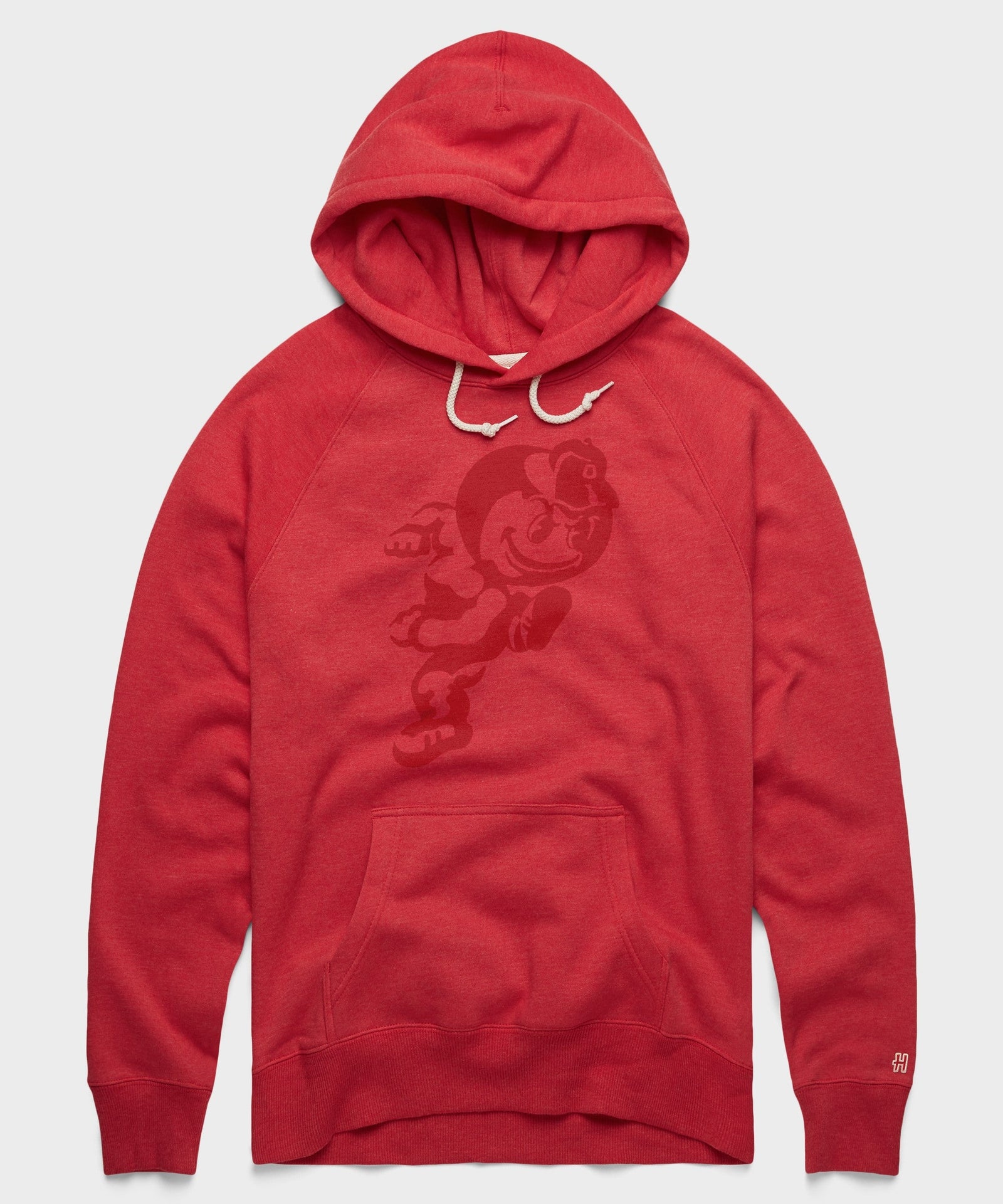 Running Brutus The Buckeye All Scarlet Hoodie