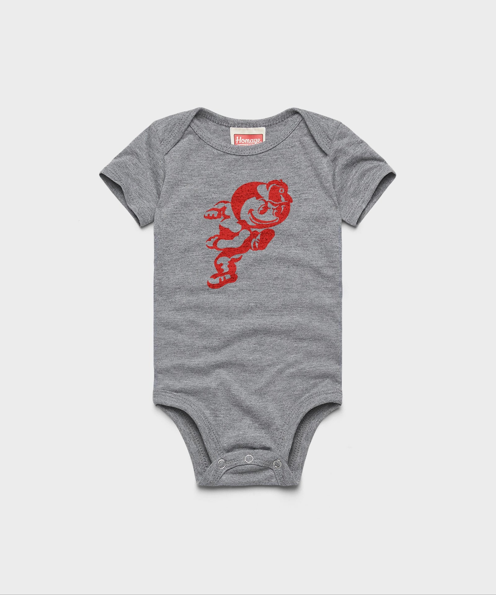 Running Brutus The Buckeye Baby One Piece