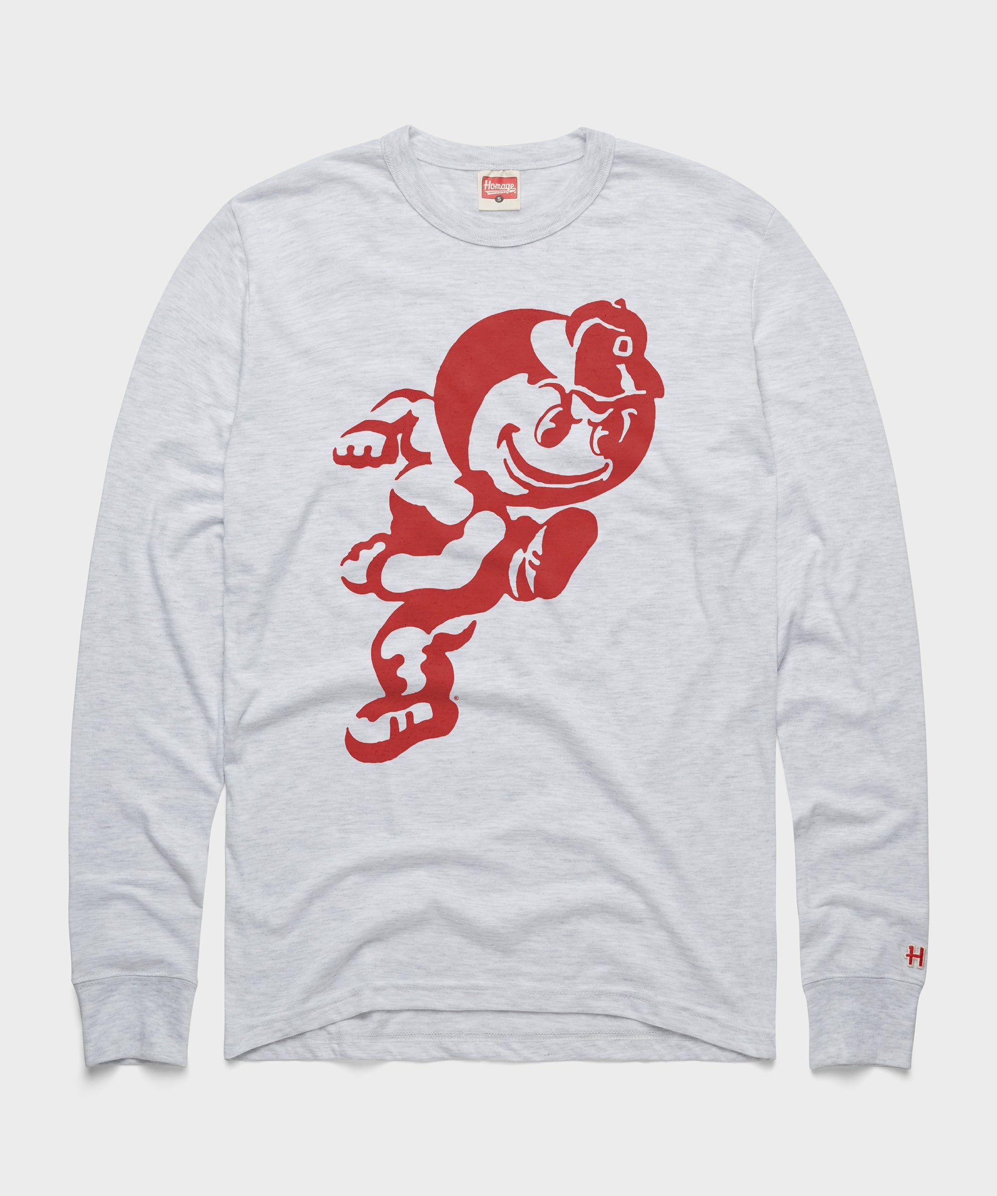 Running Brutus The Buckeye Long Sleeve Tee