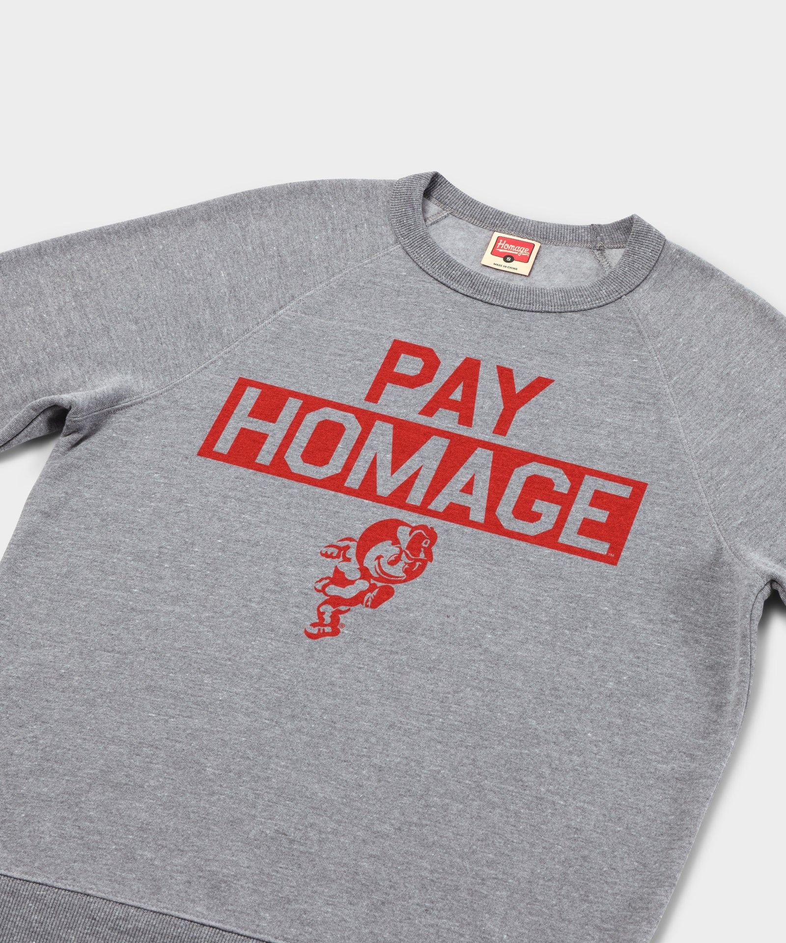 Running Brutus The Buckeye Pay Homage Crewneck