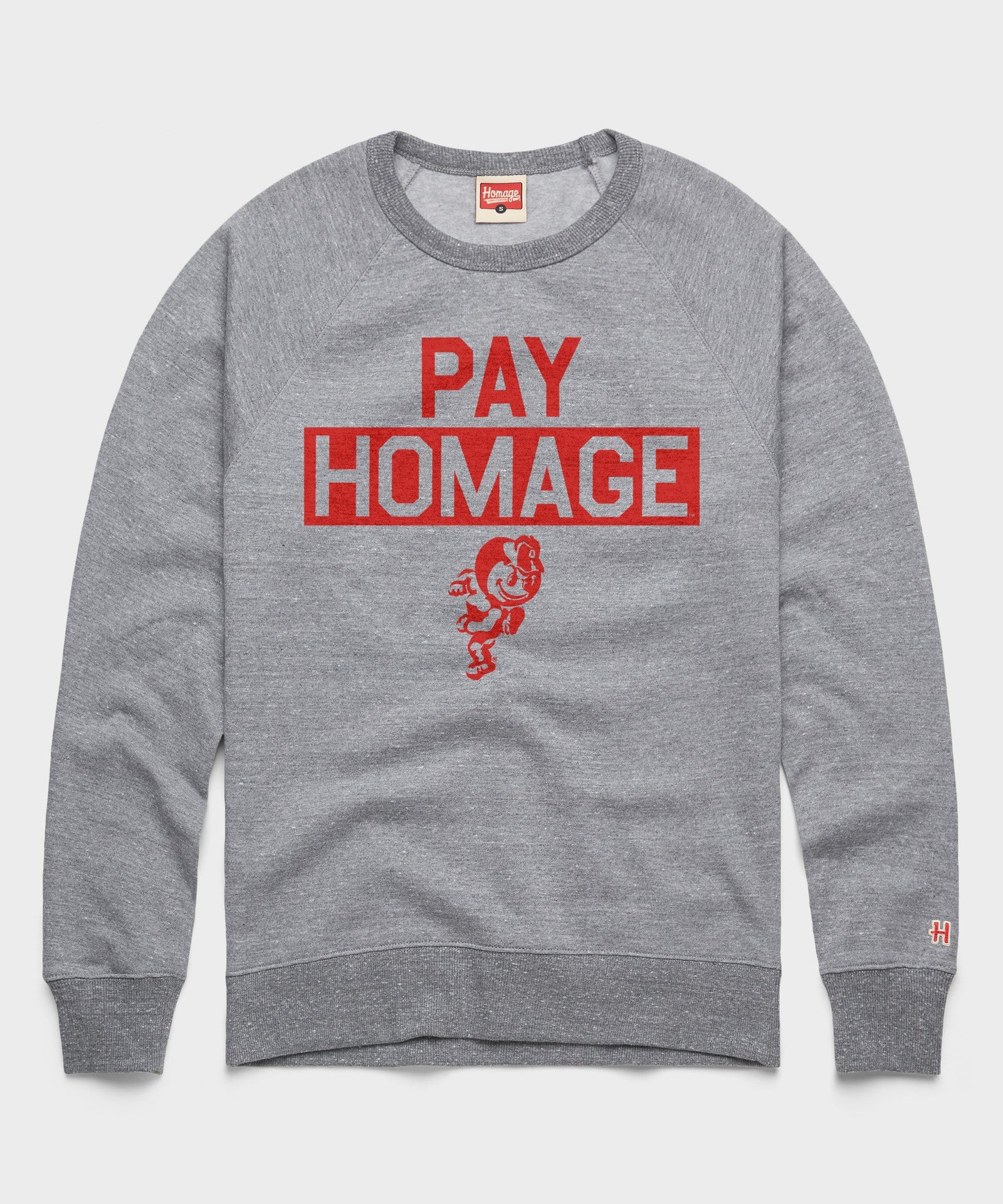 Running Brutus The Buckeye Pay Homage Crewneck