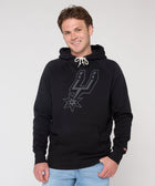 San Antonio Spurs Logo Blackout Hoodie