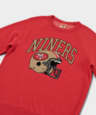 San Francisco 49Ers Helmet Retro Crewneck