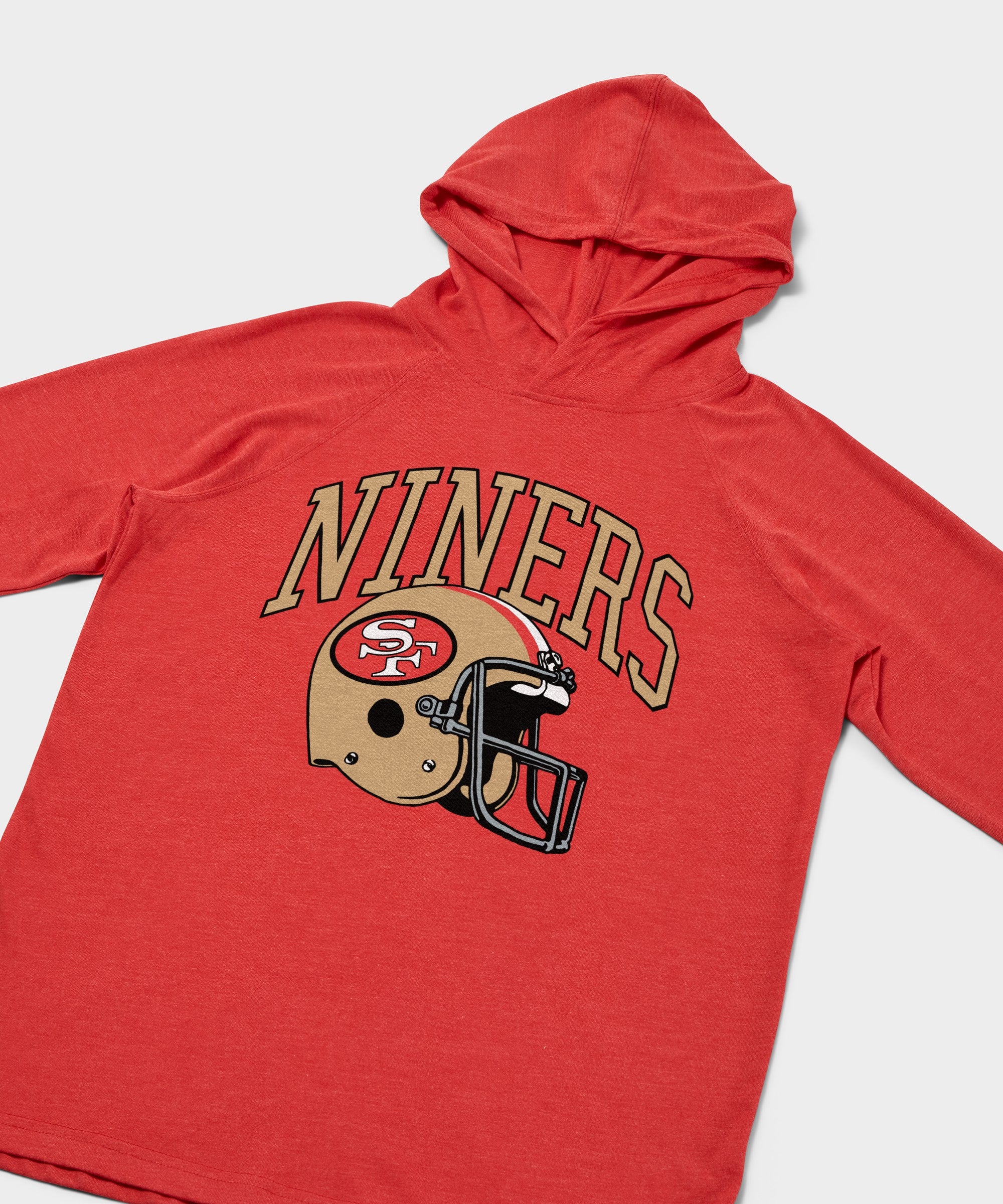 San Francisco 49Ers Helmet Retro Lightweight Hoodie