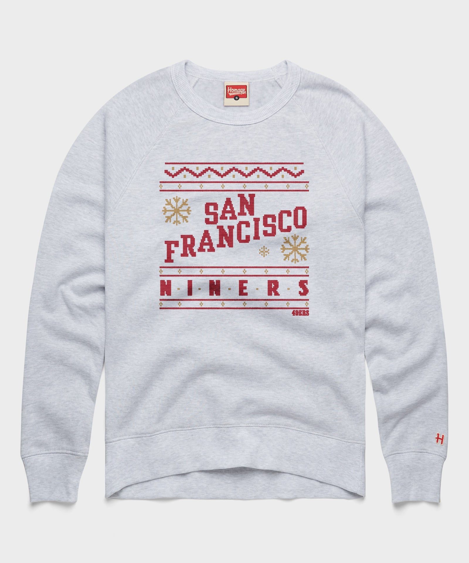 San Francisco 49Ers Holiday Crewneck