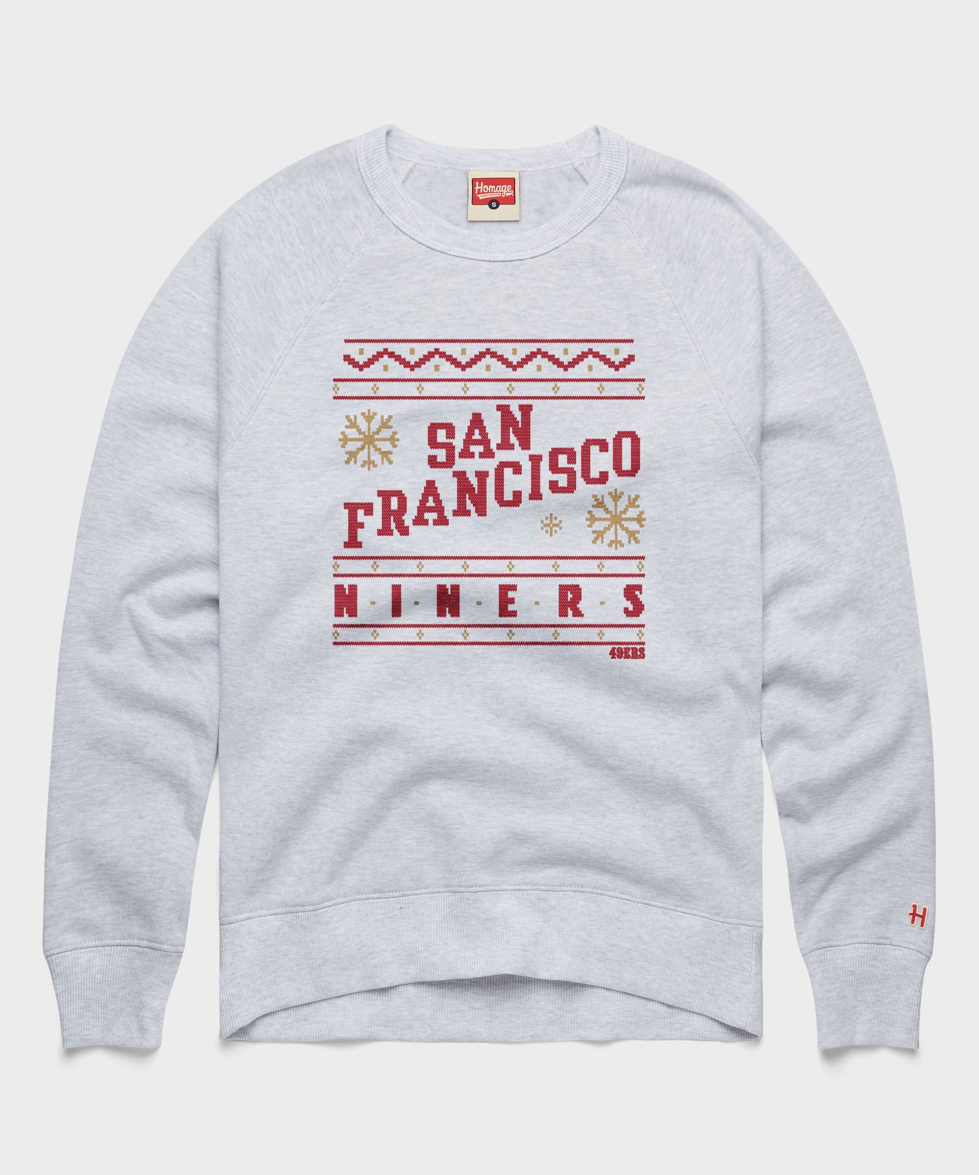 San Francisco 49Ers Holiday Crewneck