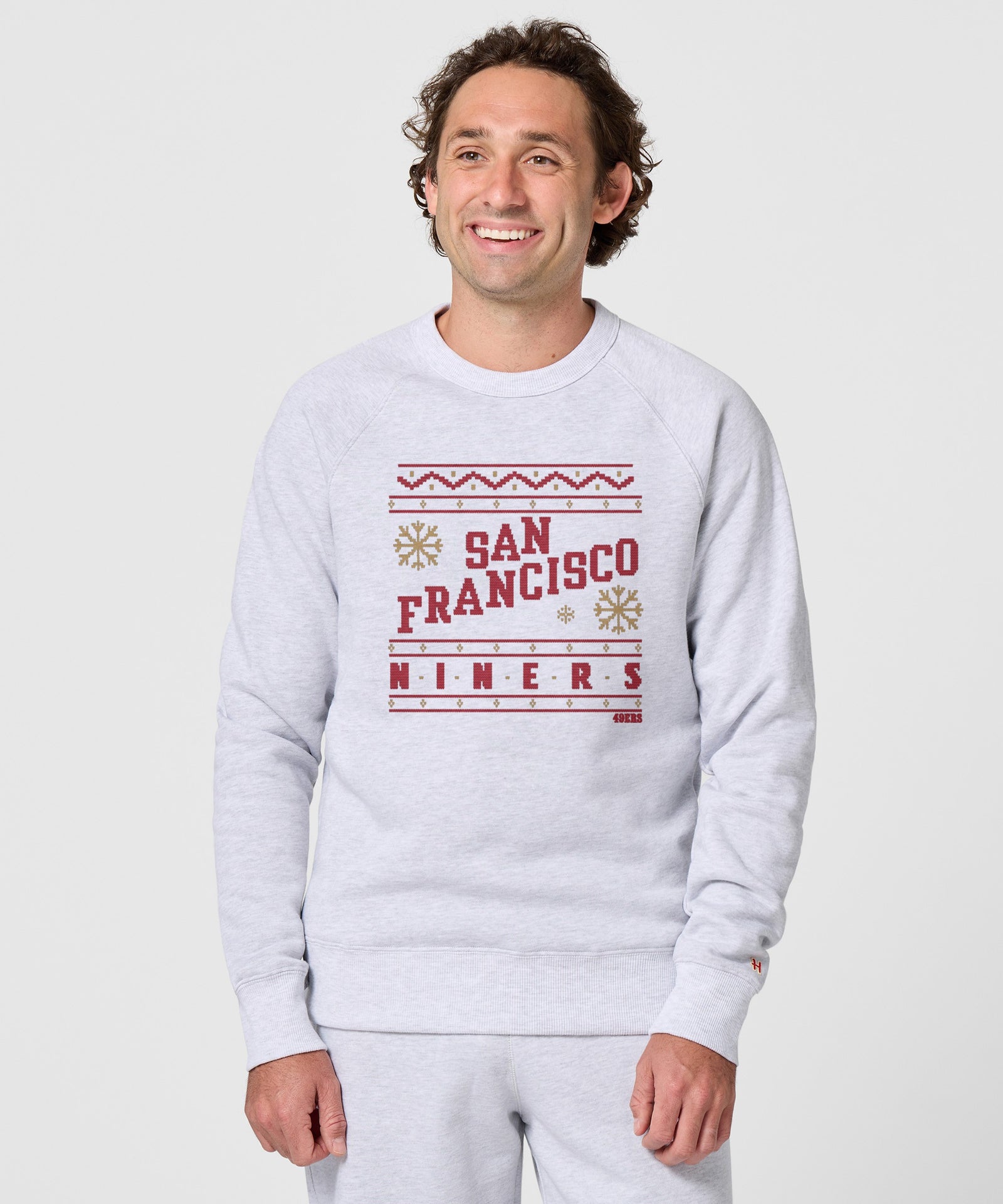 San Francisco 49Ers Holiday Crewneck