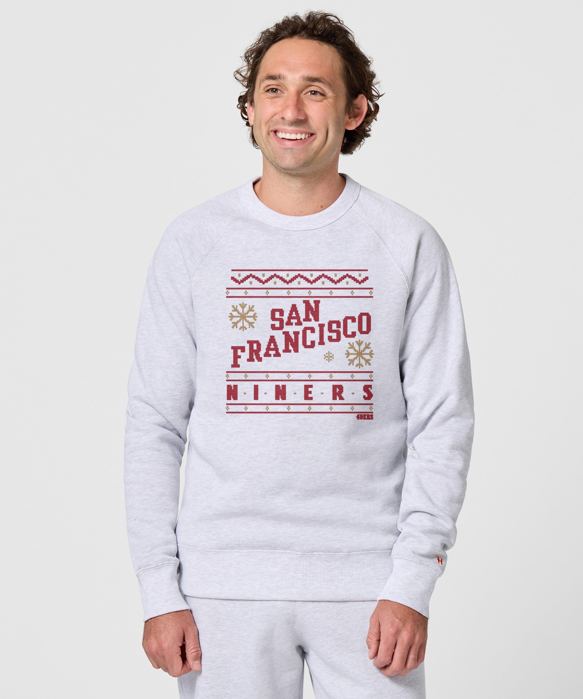 San Francisco 49Ers Holiday Crewneck
