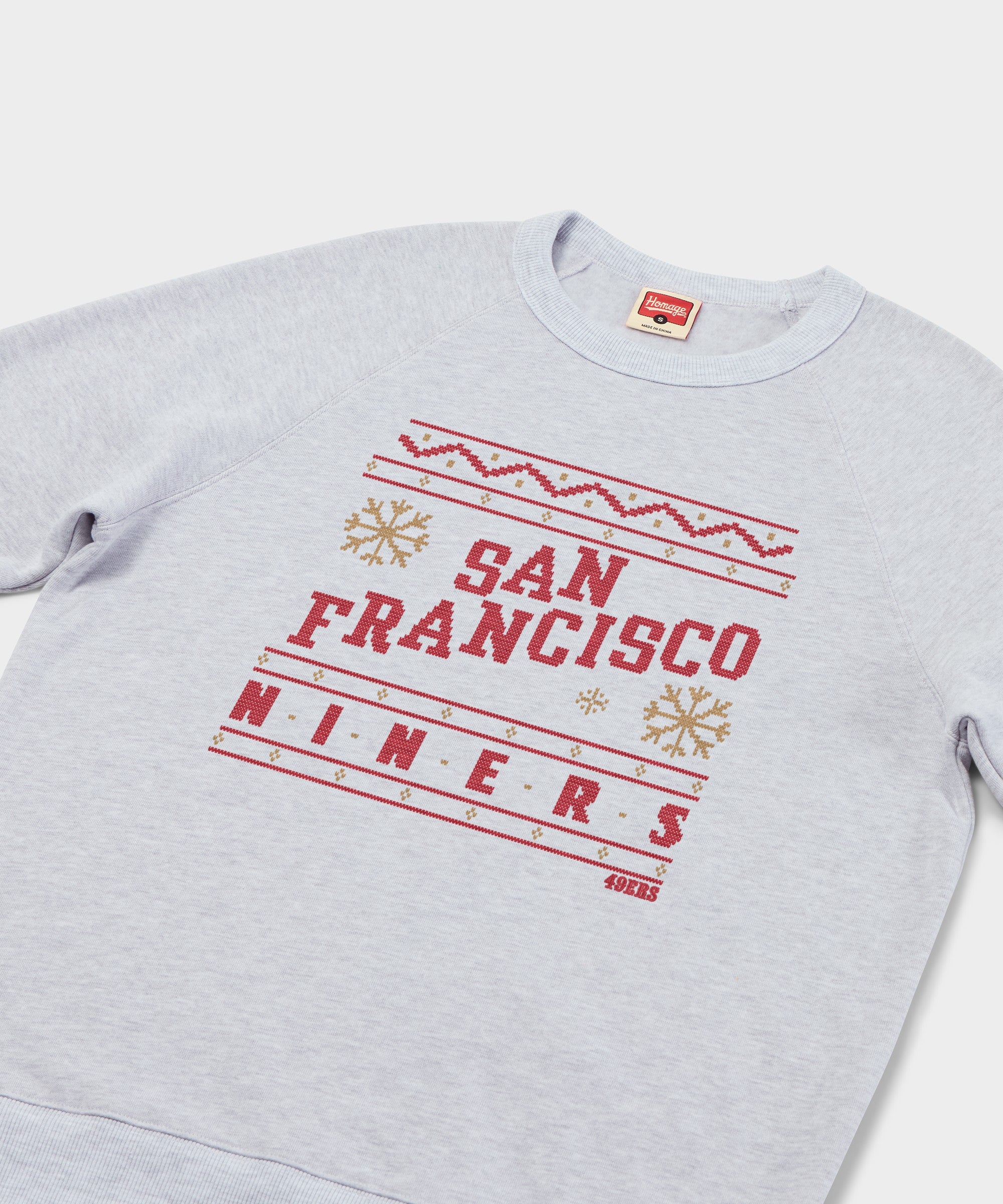 San Francisco 49Ers Holiday Crewneck