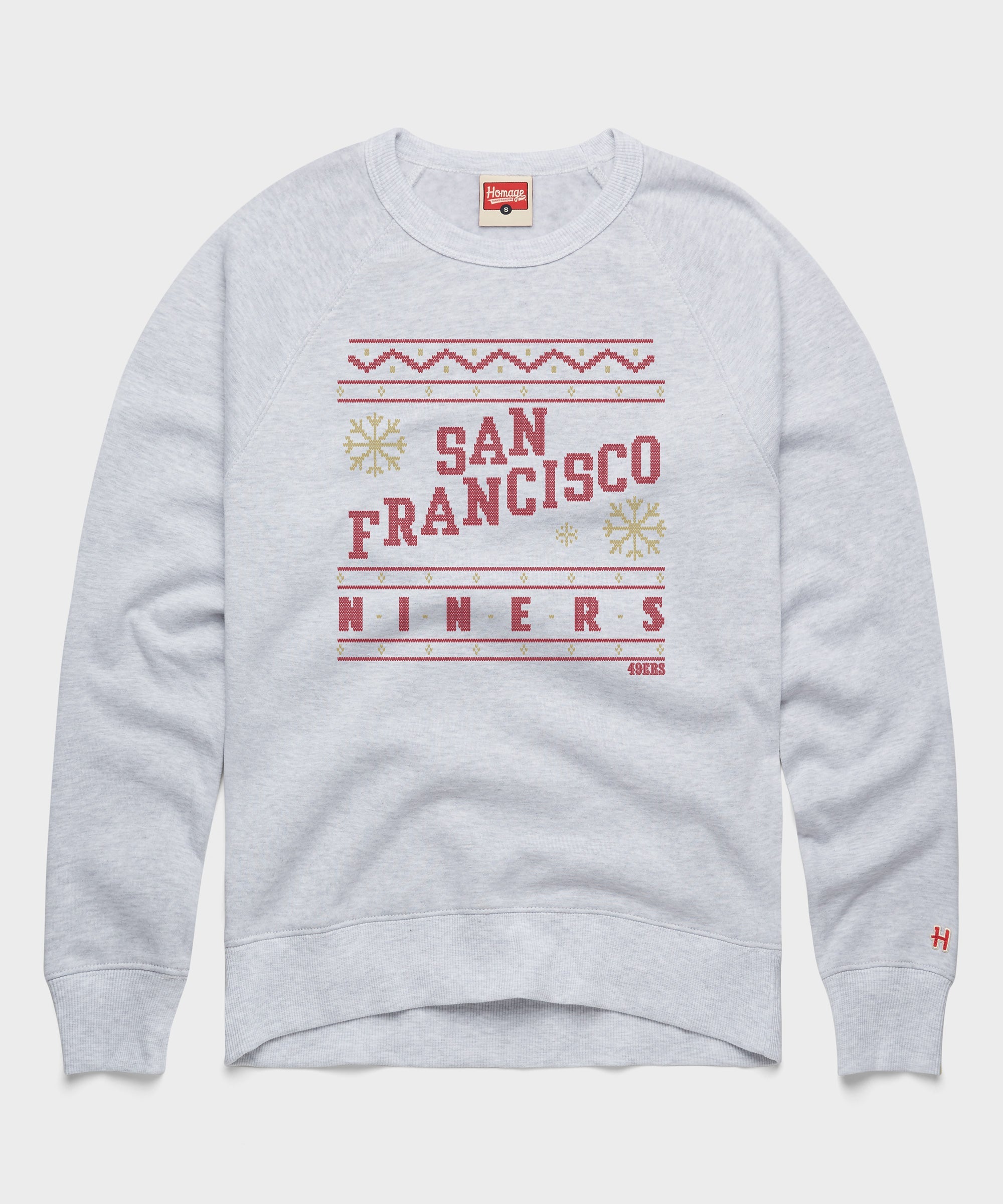 San Francisco 49ers Holiday Crewneck