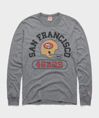 San Francisco 49ers Throwback Helmet Long Sleeve Tee