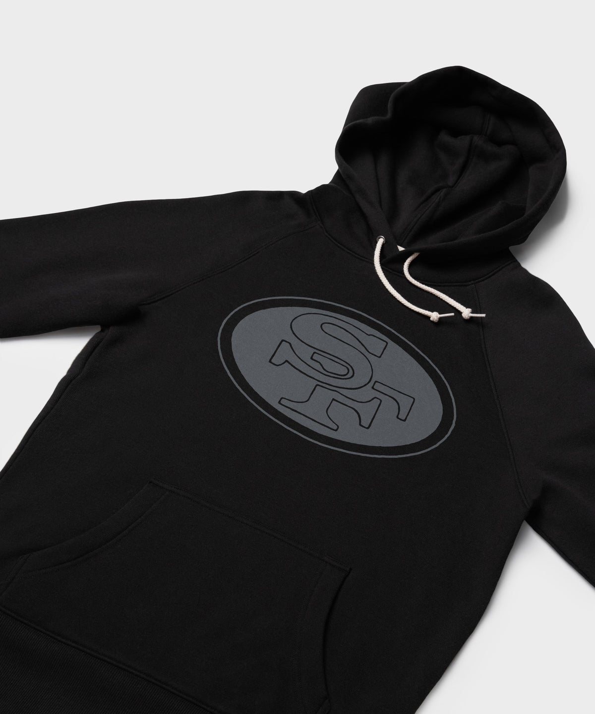 san francisco 49ers '68 blackout hoodie