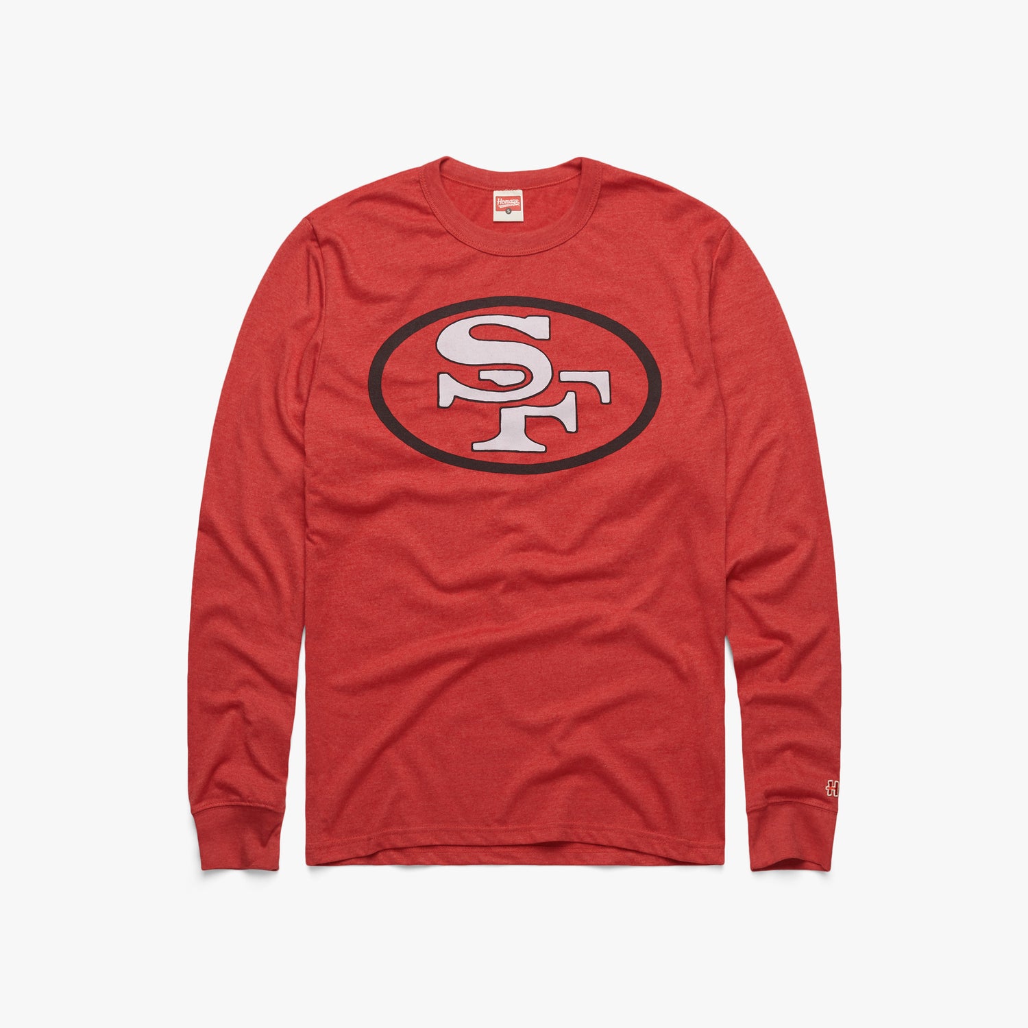 San Francisco 49ers '68 Long Sleeve Tee  Retro NFL Logo Long Sleeve T-Shirt  – HOMAGE