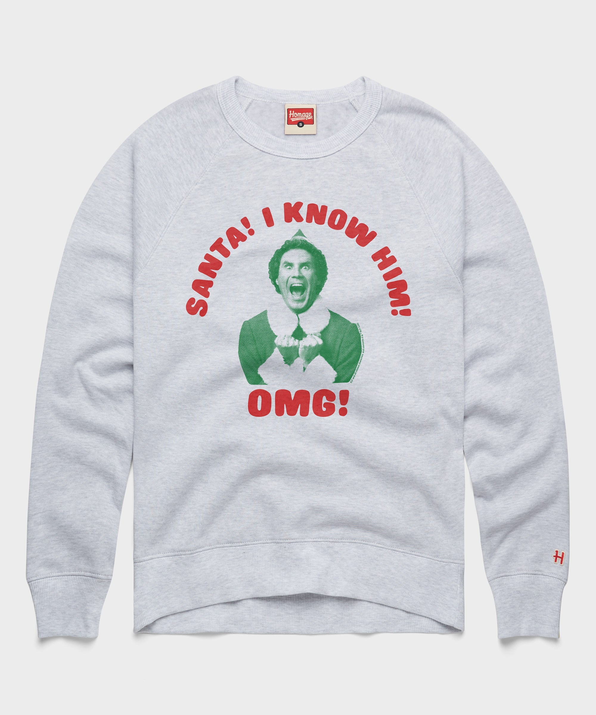 Santa' I Know Him' OMG' Crewneck