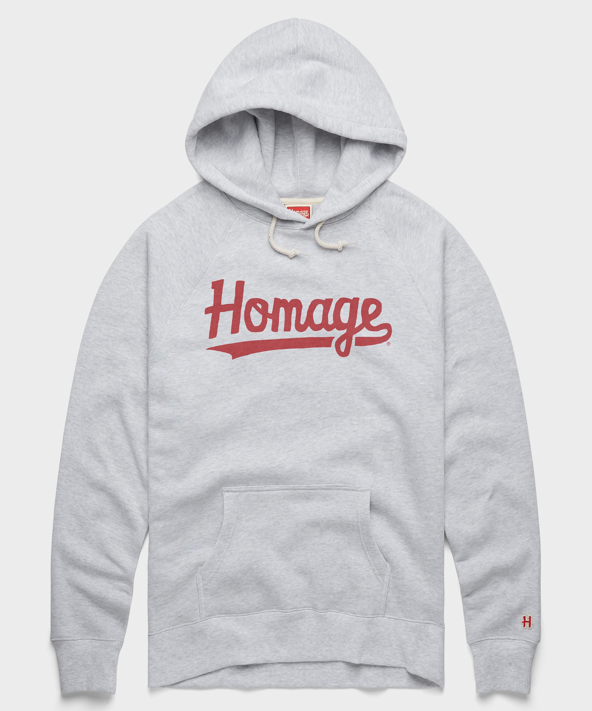 Script HOMAGE Hoodie Red Ink