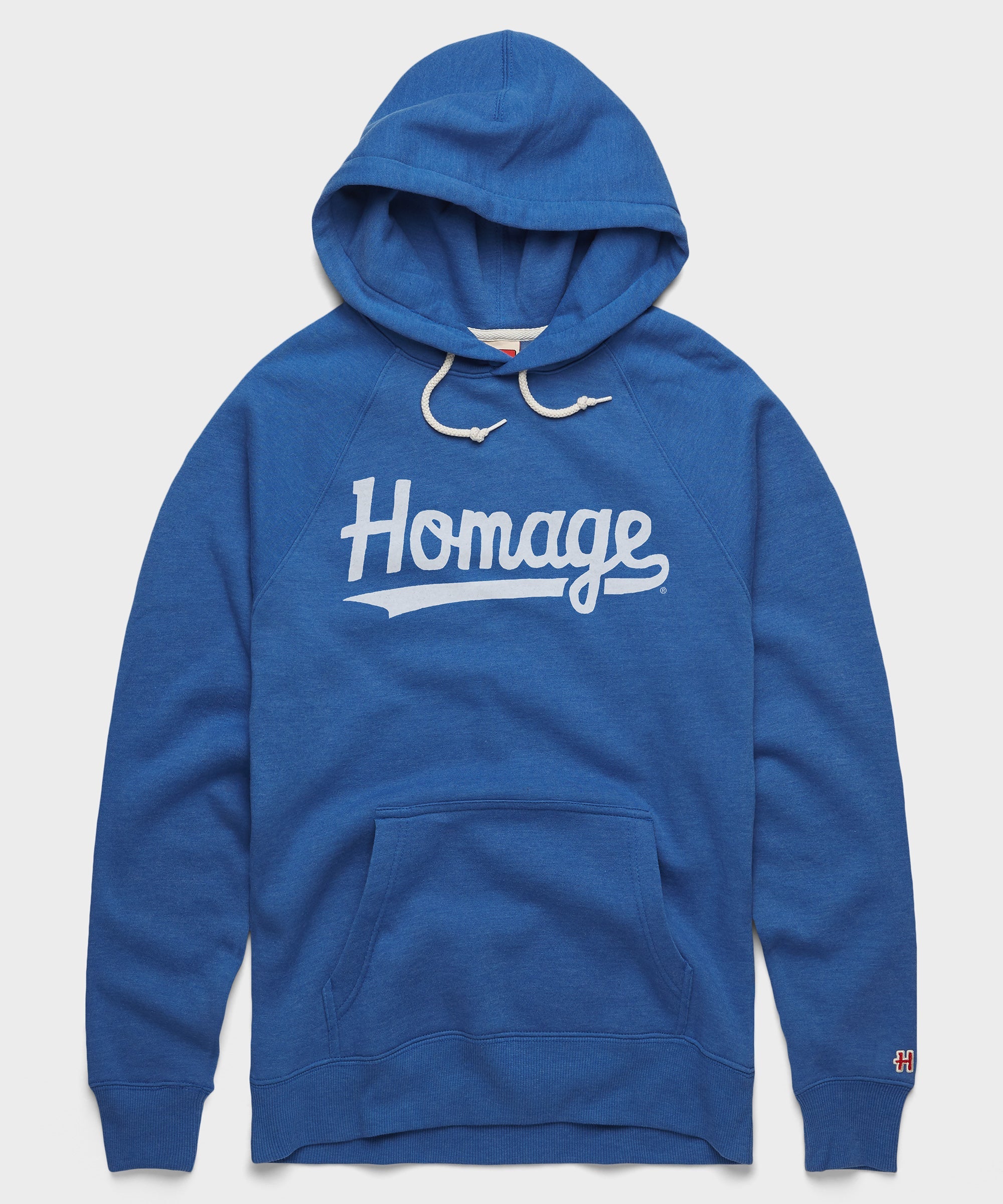 Script HOMAGE Hoodie White Ink