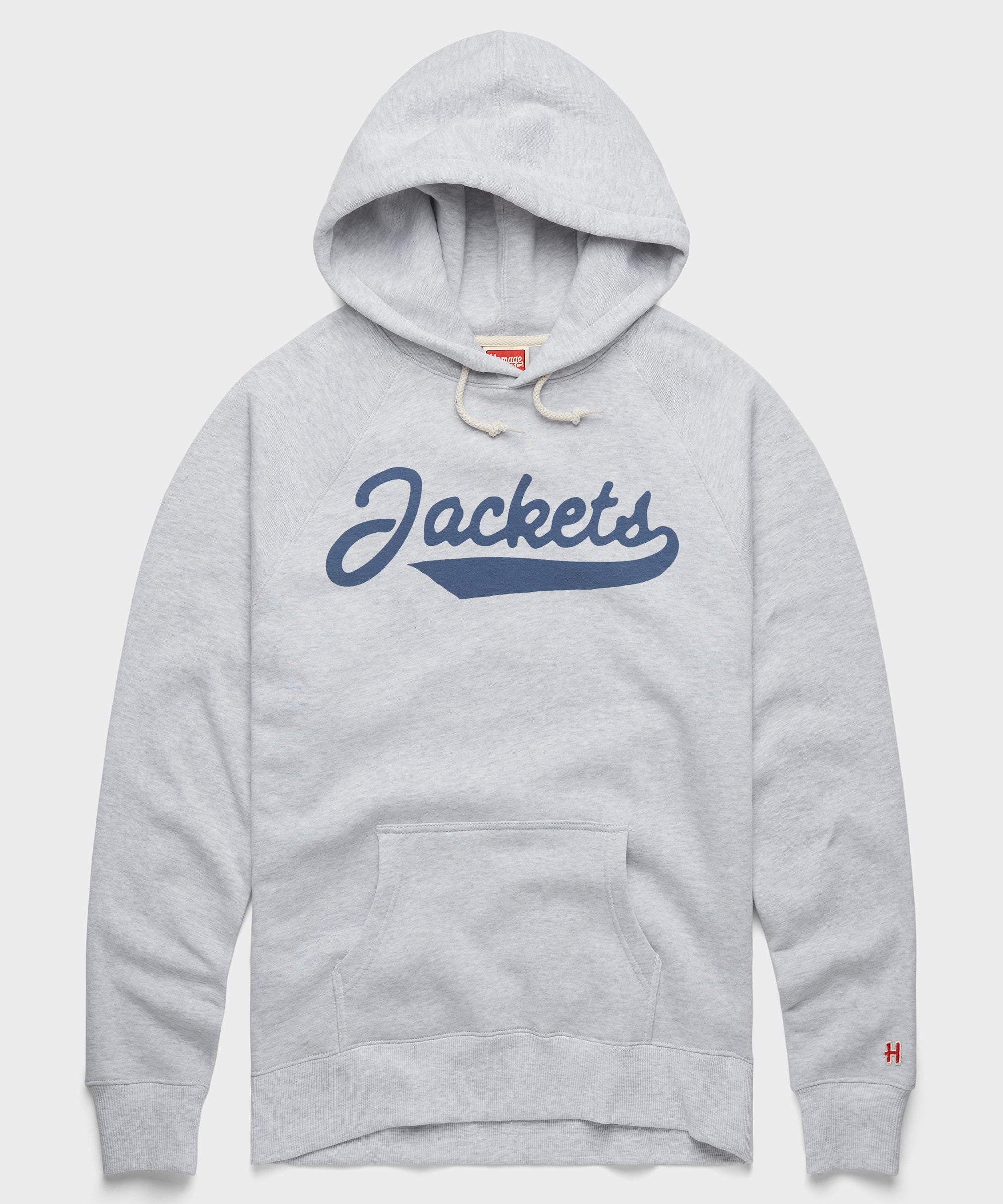 Script Jackets Hoodie Ash