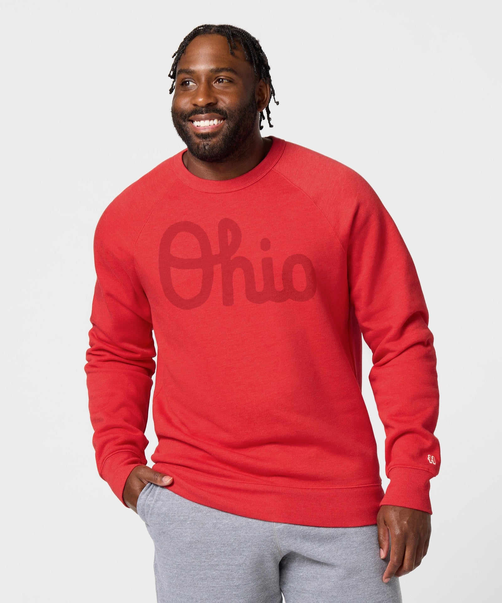 Script Ohio All Scarlet Crewneck