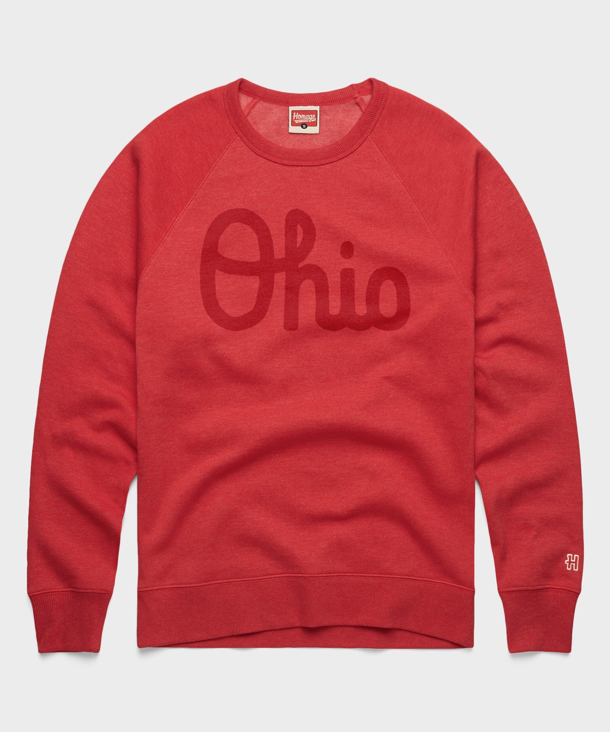 Script Ohio All Scarlet Crewneck