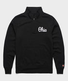 Script Ohio Applique Quarter Zip Pullover
