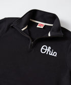 Script Ohio Applique Quarter Zip Pullover