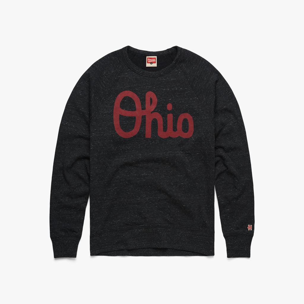 Script Ohio Crewneck | Retro Ohio State University Sweatshirt – HOMAGE