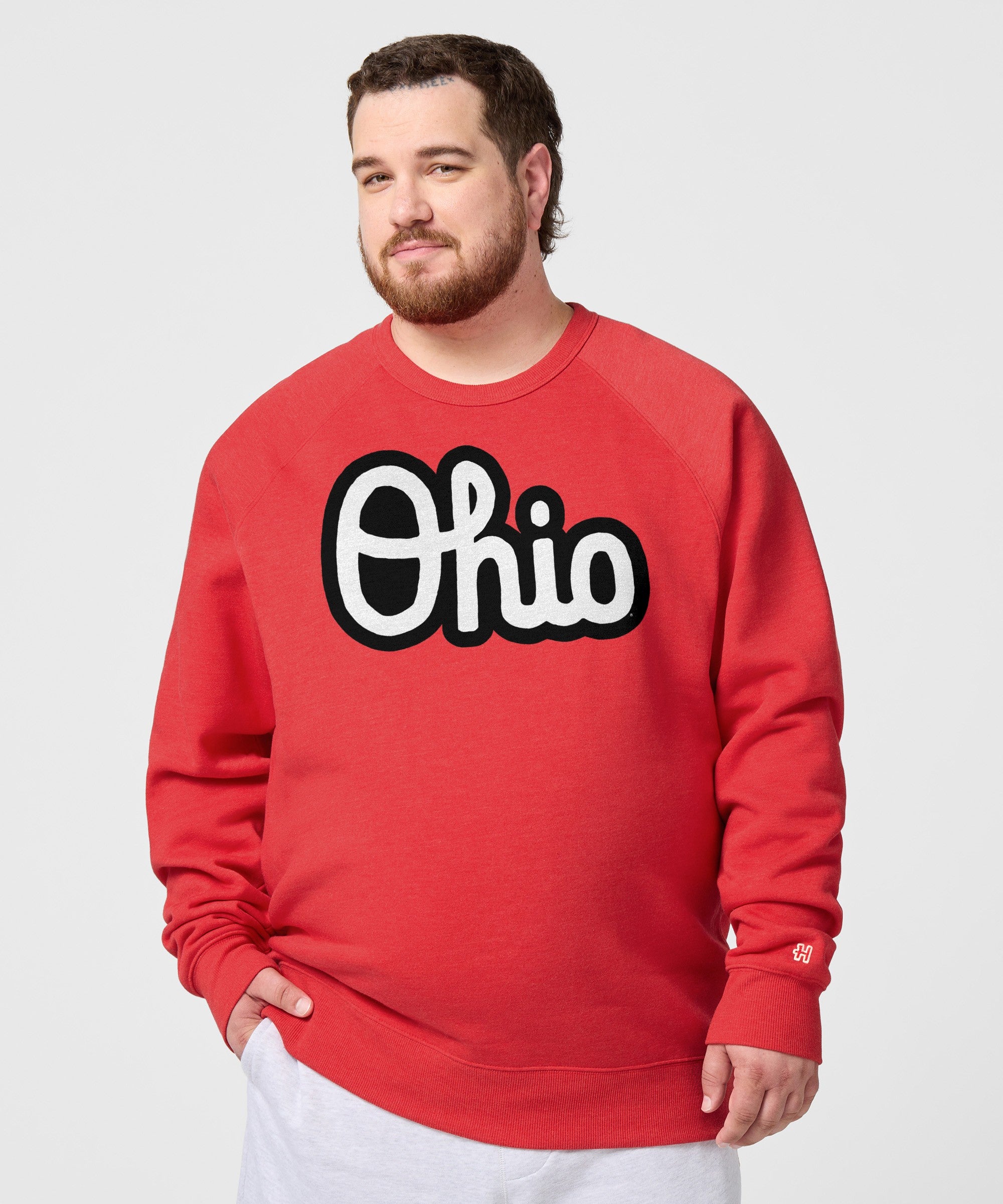 Script Ohio Outline Crewneck