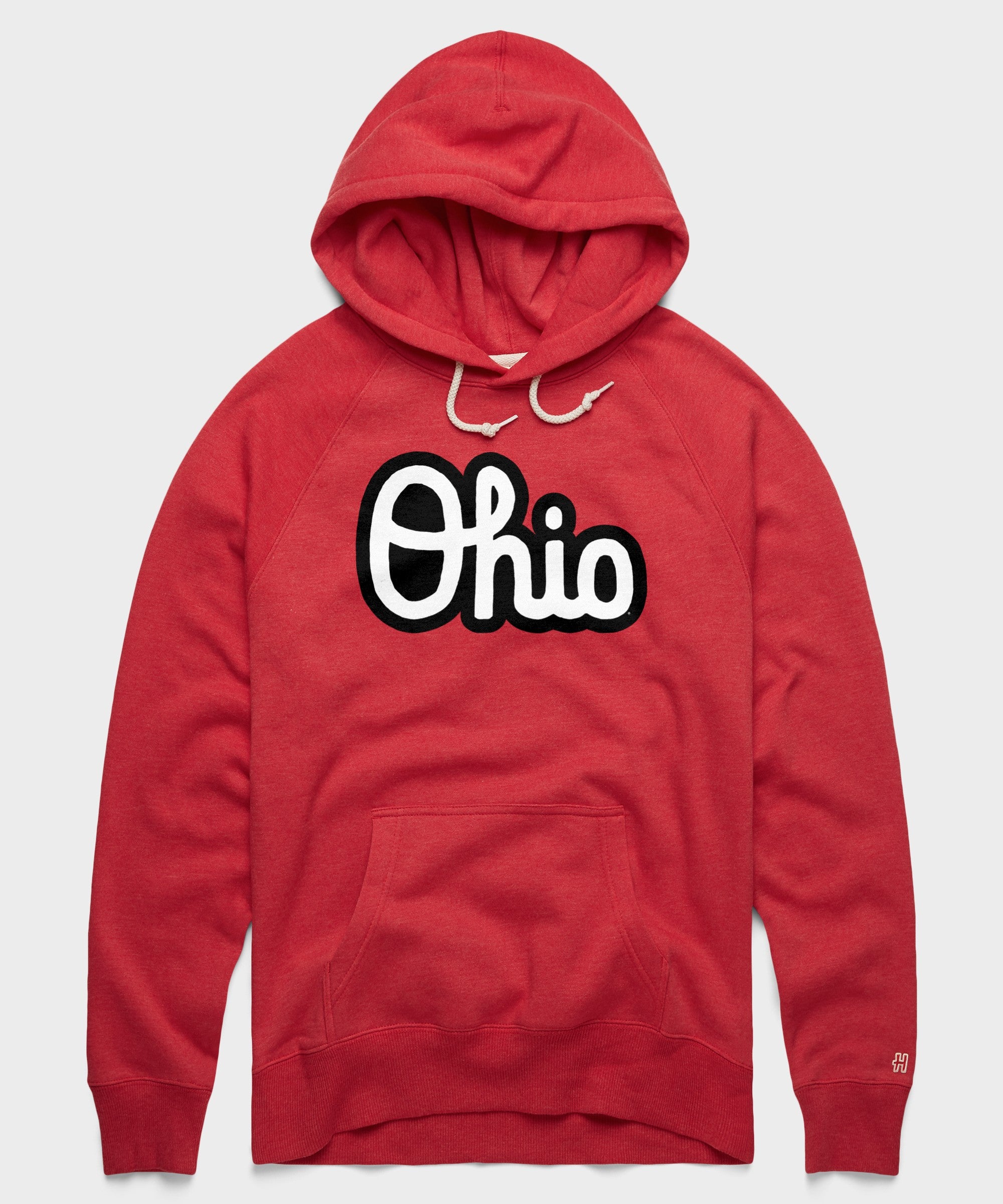 Script Ohio Outline Hoodie | Men's Ohio State Sweatshirt – HOMAGE