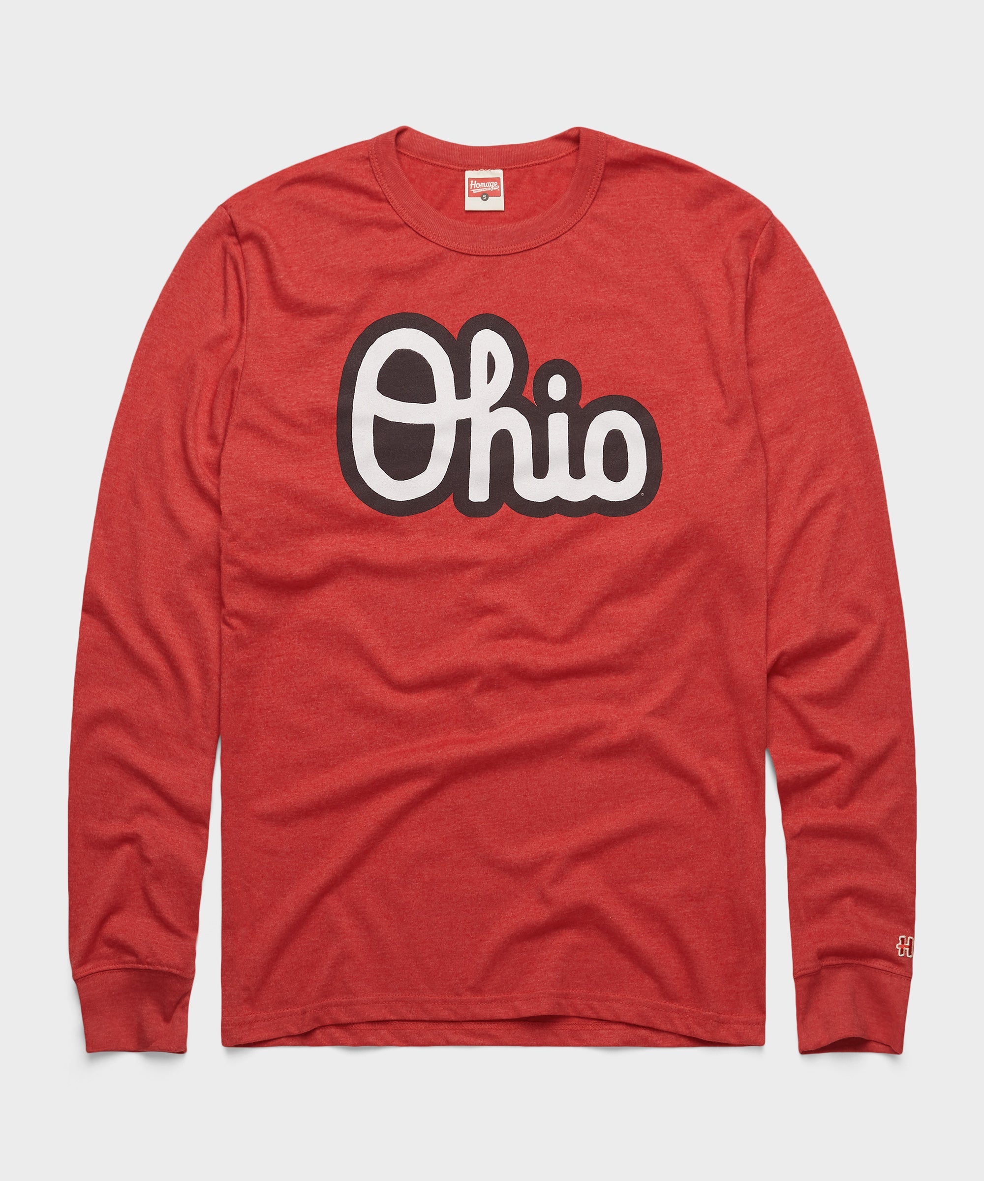 Youth Script Ohio Outline Hoodie | Retro Kids' Ohio State Sweatshirt ...