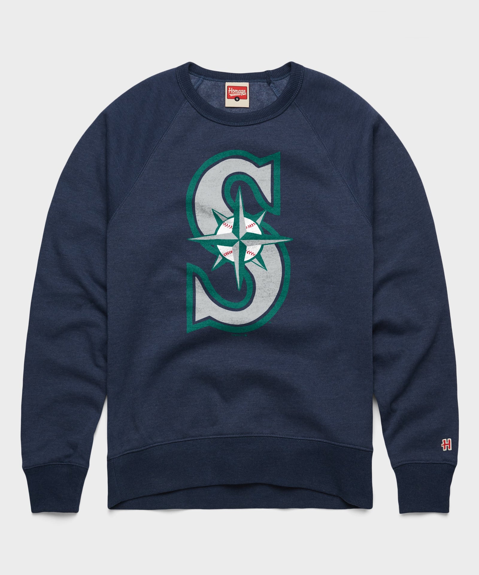 Seattle Mariners Cap Logo '93 Crewneck