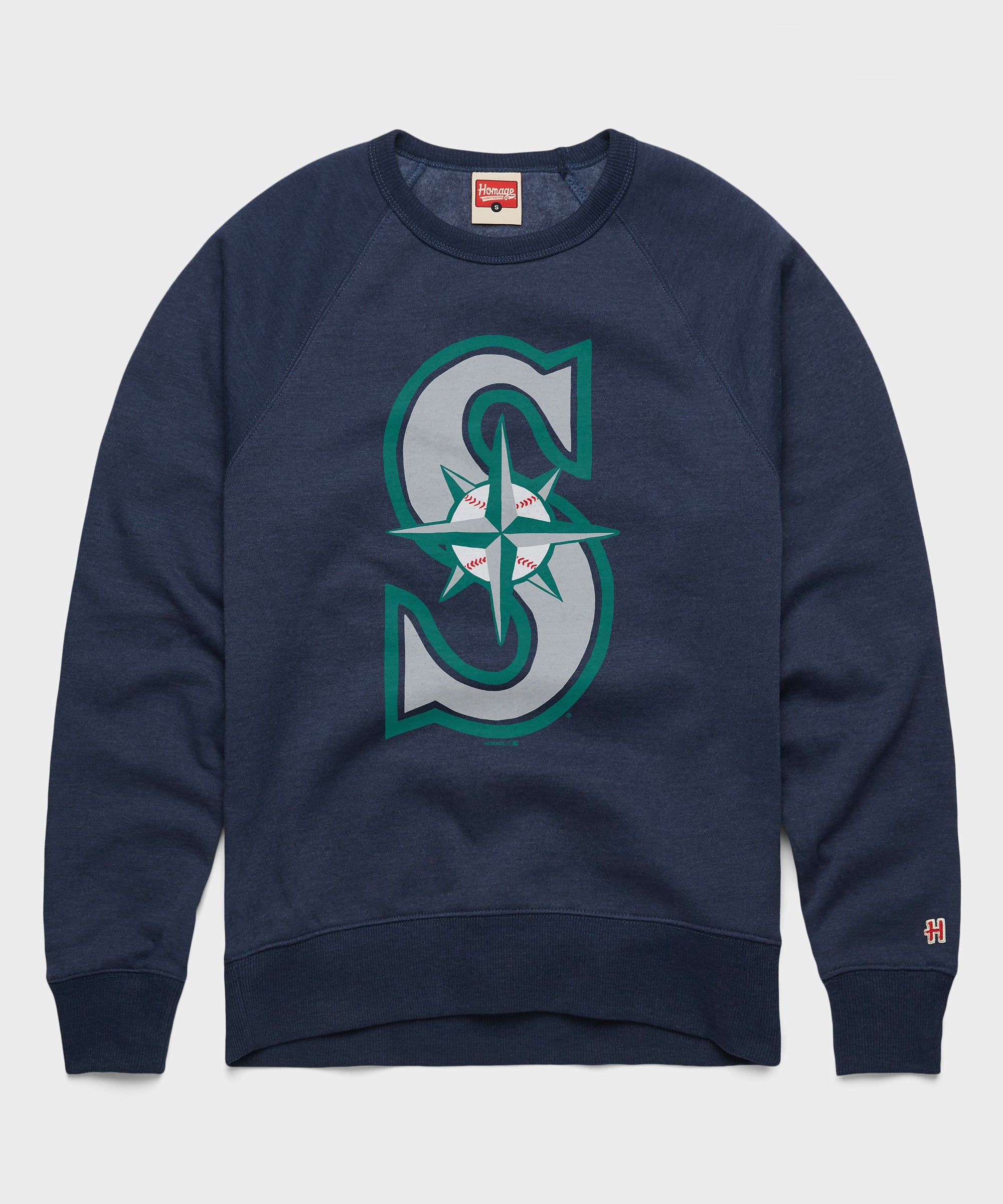 Seattle Mariners Cap Logo '93 Crewneck