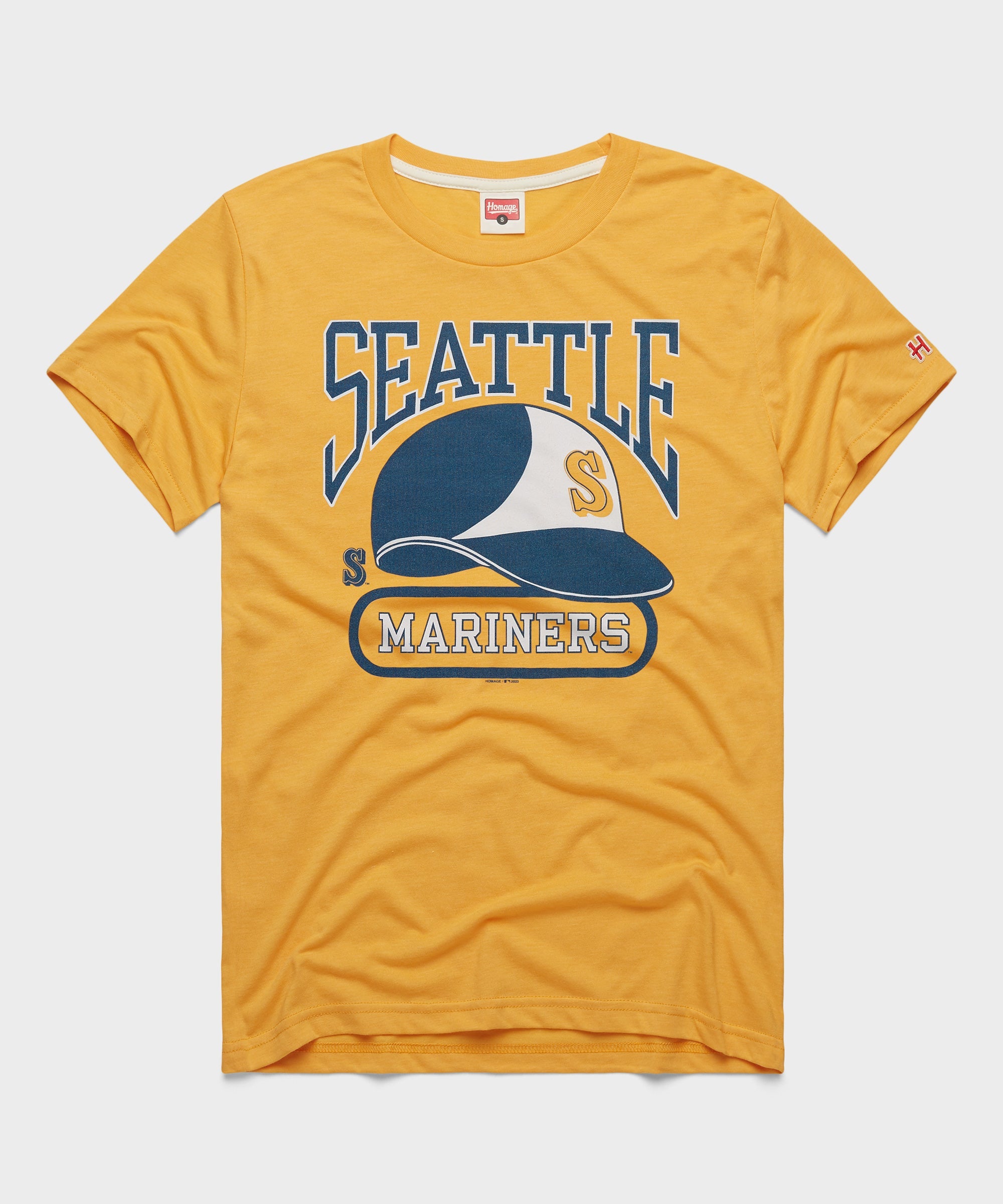 Seattle Mariners Helmet Gold