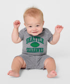 Seattle Seahawks Gridiron Baby One Piece
